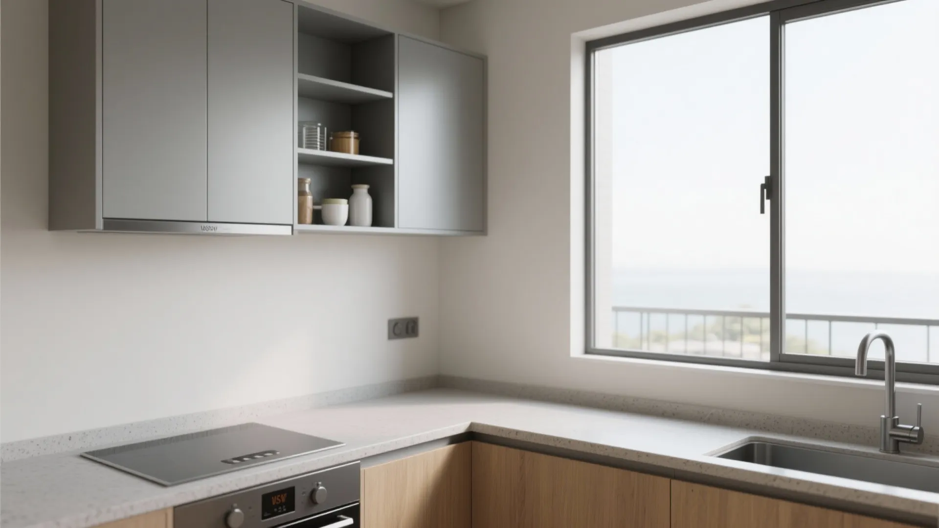 1) Minimalist Storage with Outdoor-Friendly Finishes