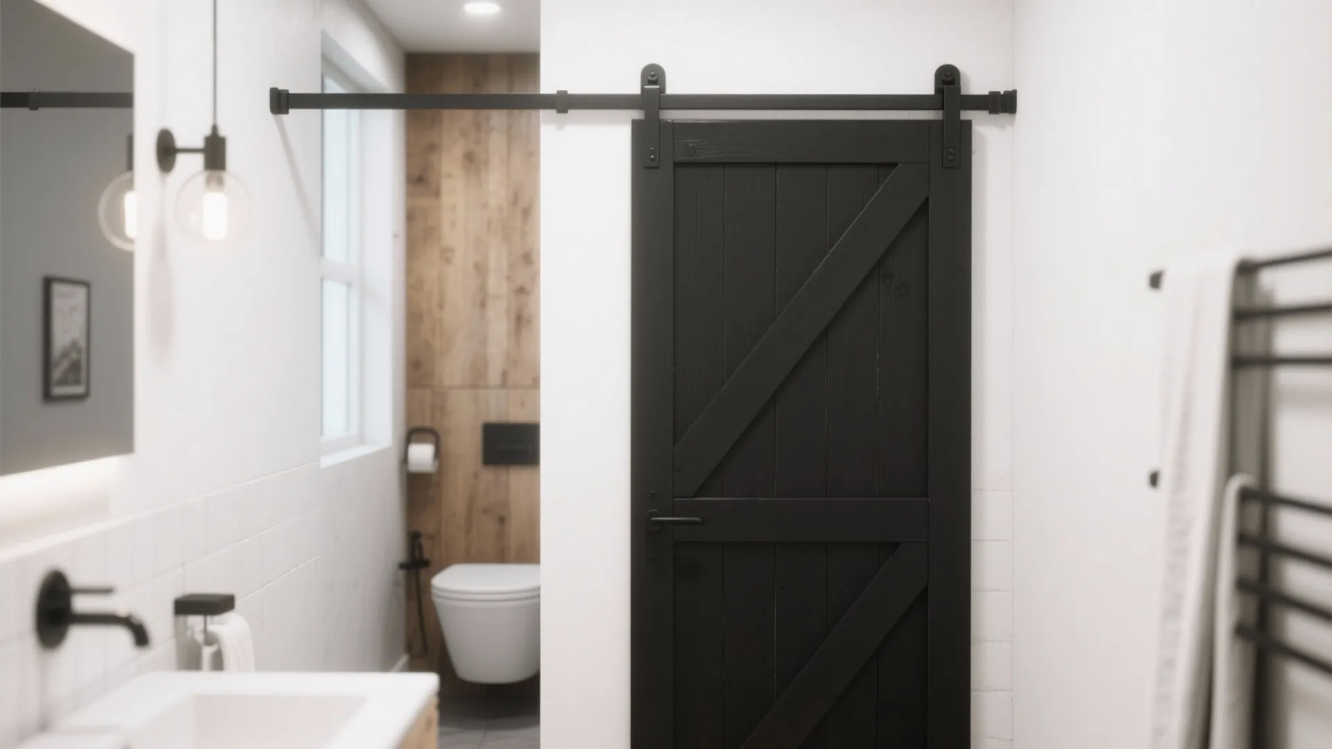 Minimalist Sliding Barn Door