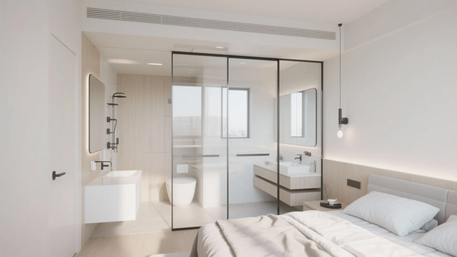 Minimalist Bathroom Integration