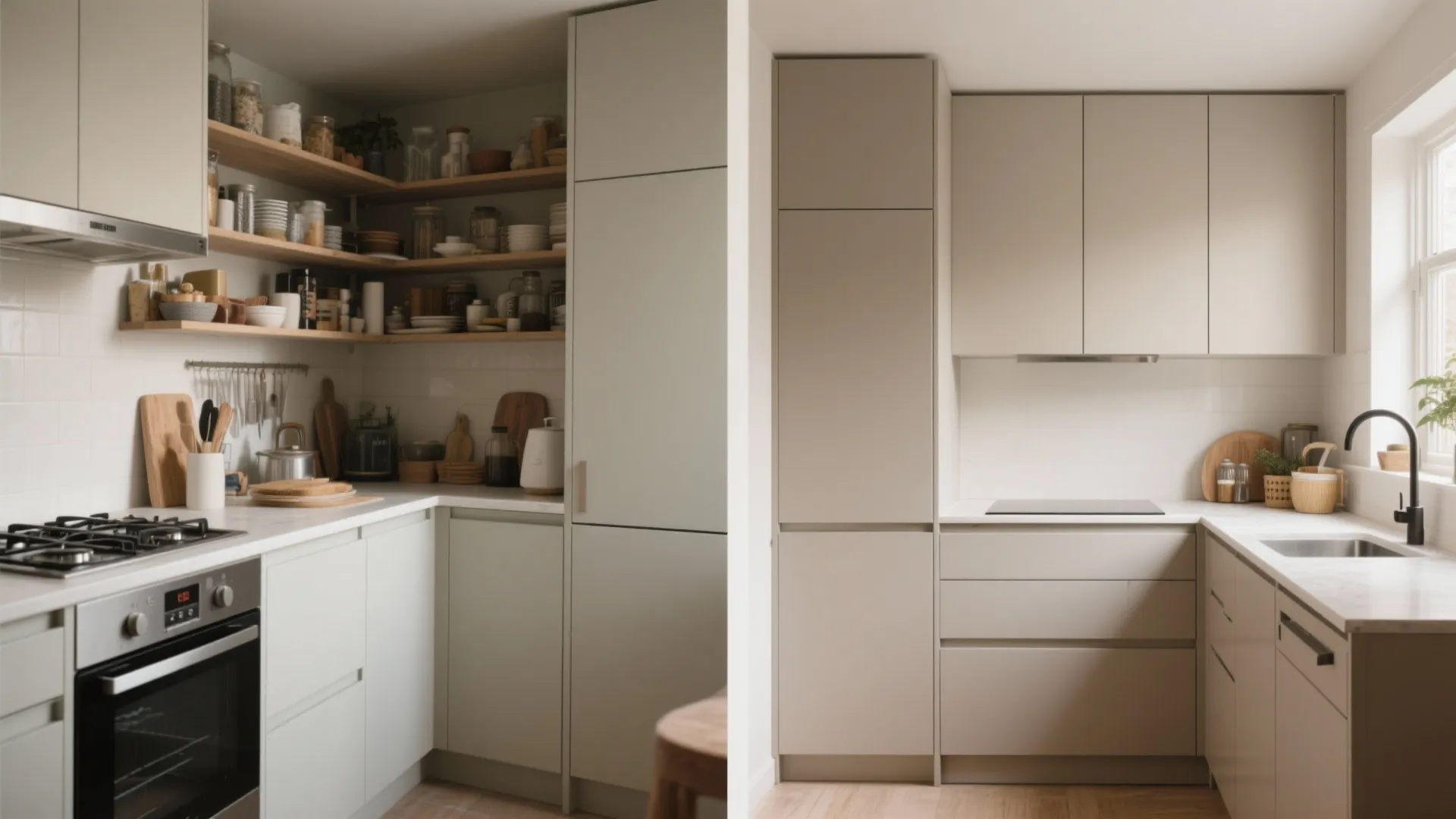Minimalist Storage With Sculpted Lines