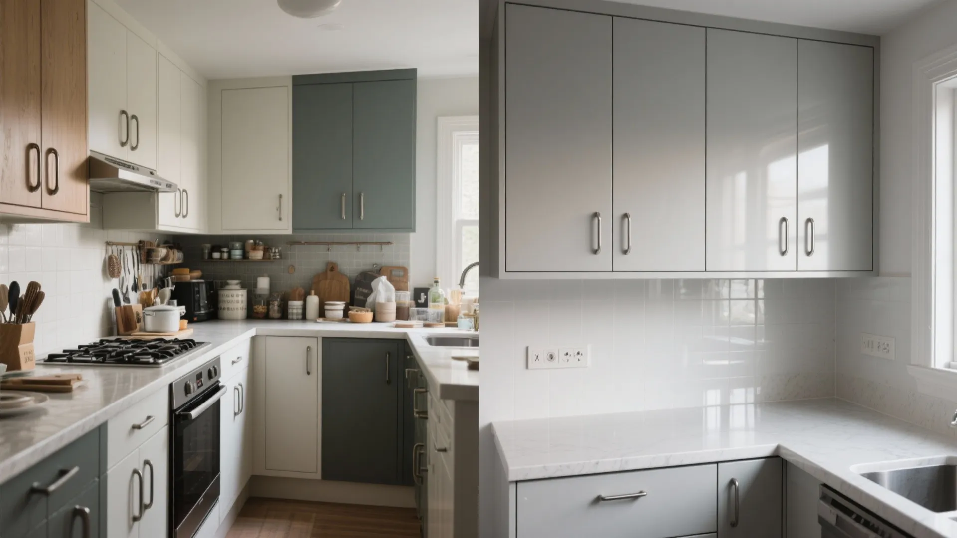 Minimalist storage with hidden hardware