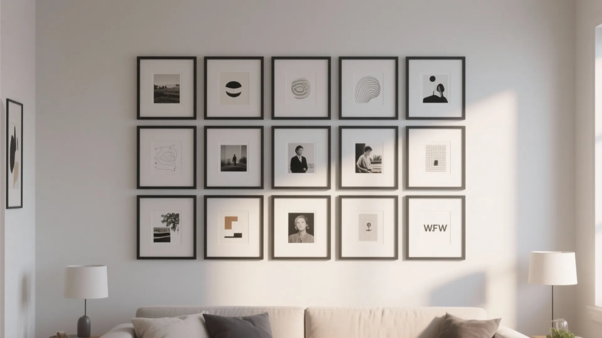 Minimalist Black Frame Gallery