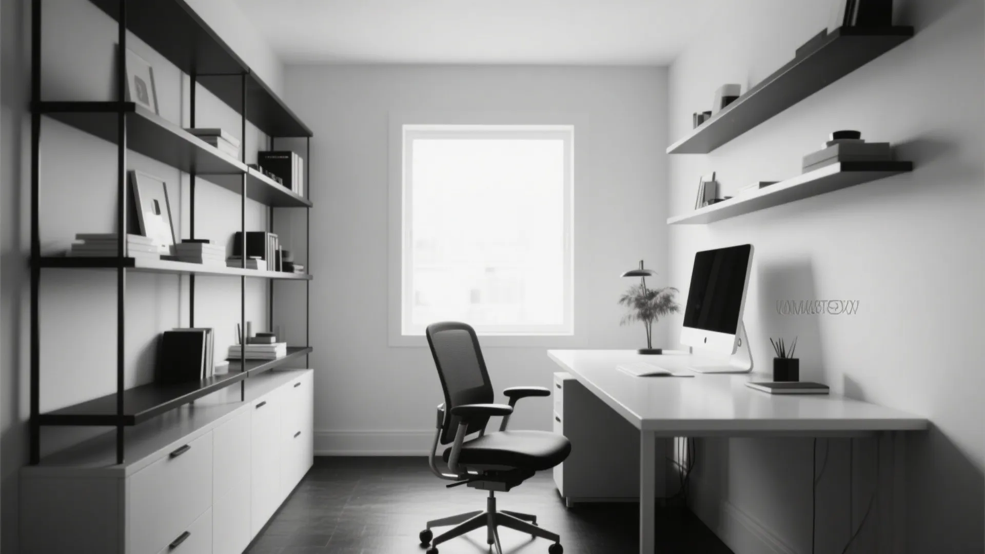 3. Minimalist Black & White