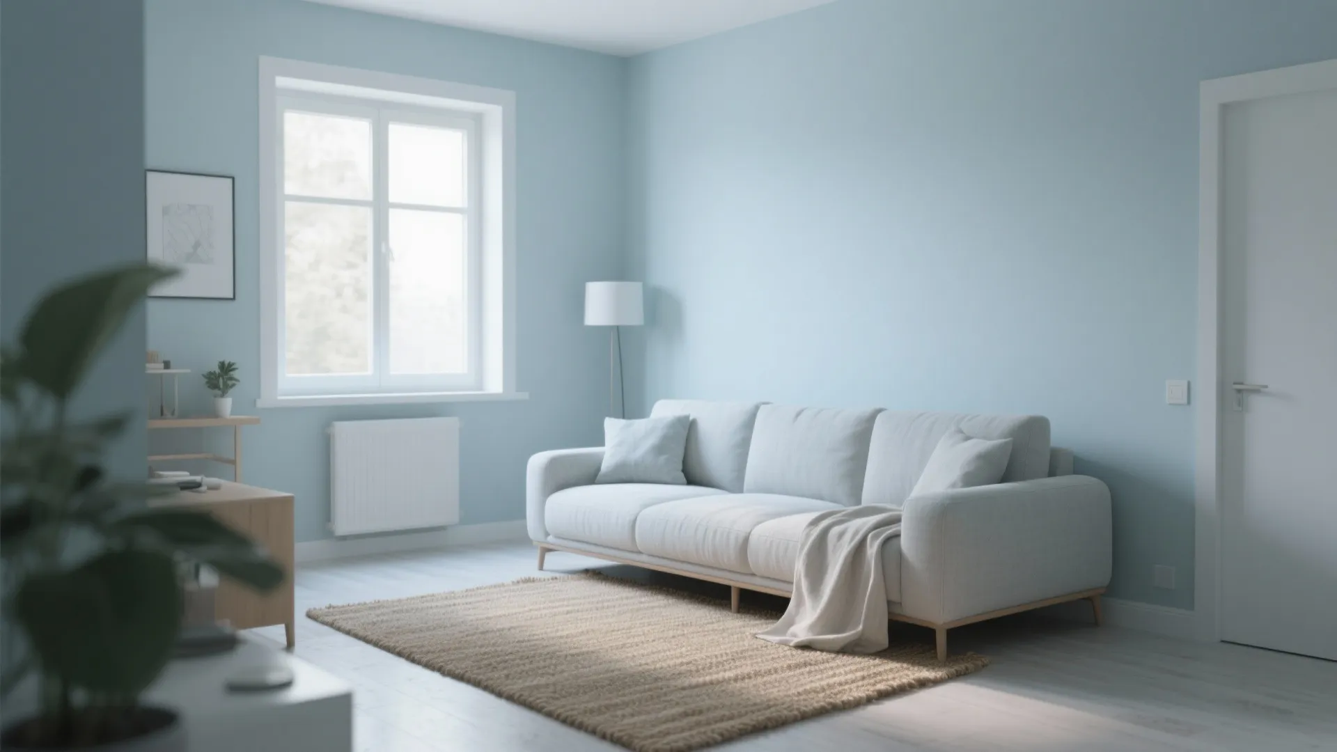 1. Minimalist Blue-Grey Palette