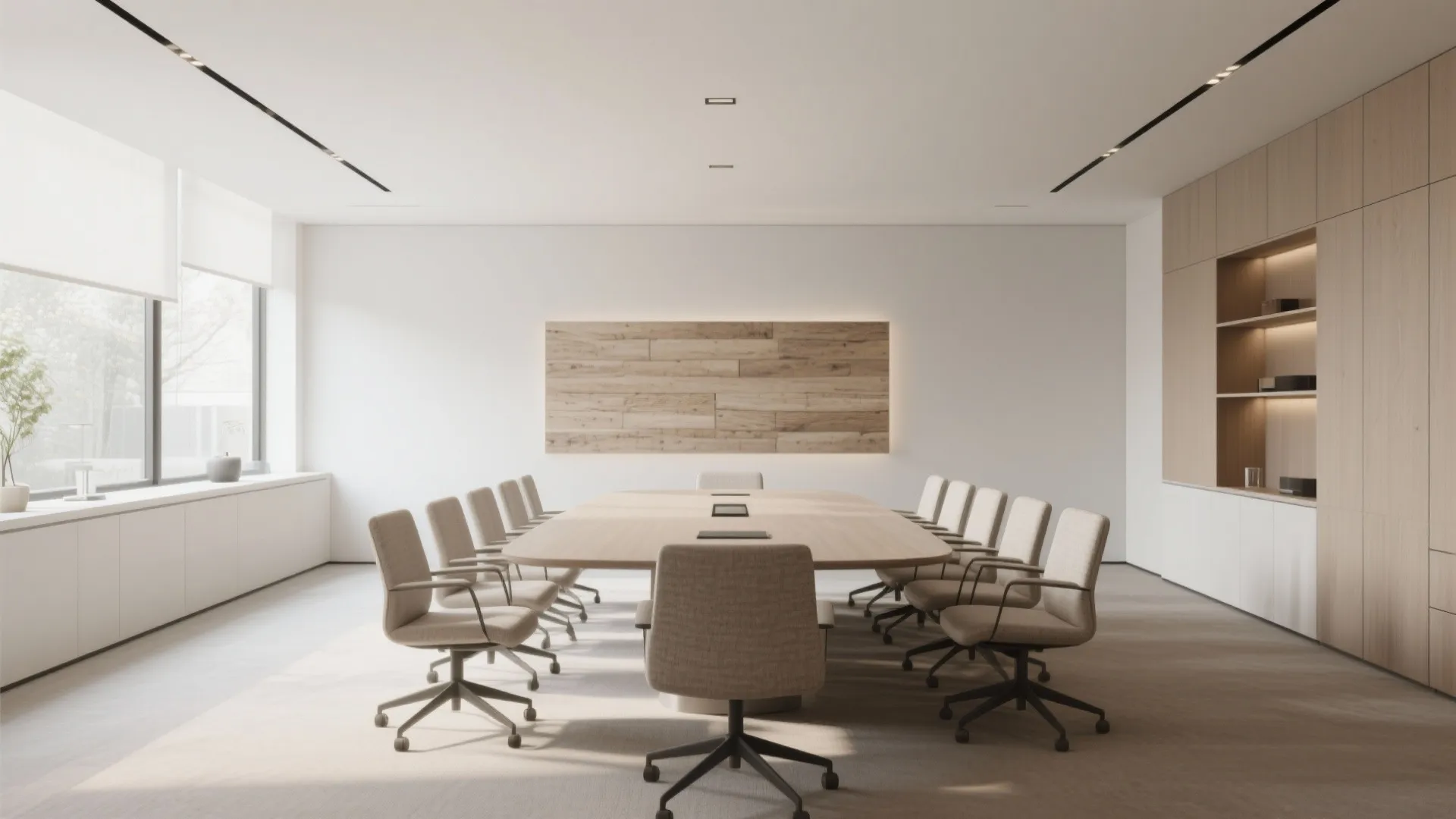 Minimalist Conference Room Layout