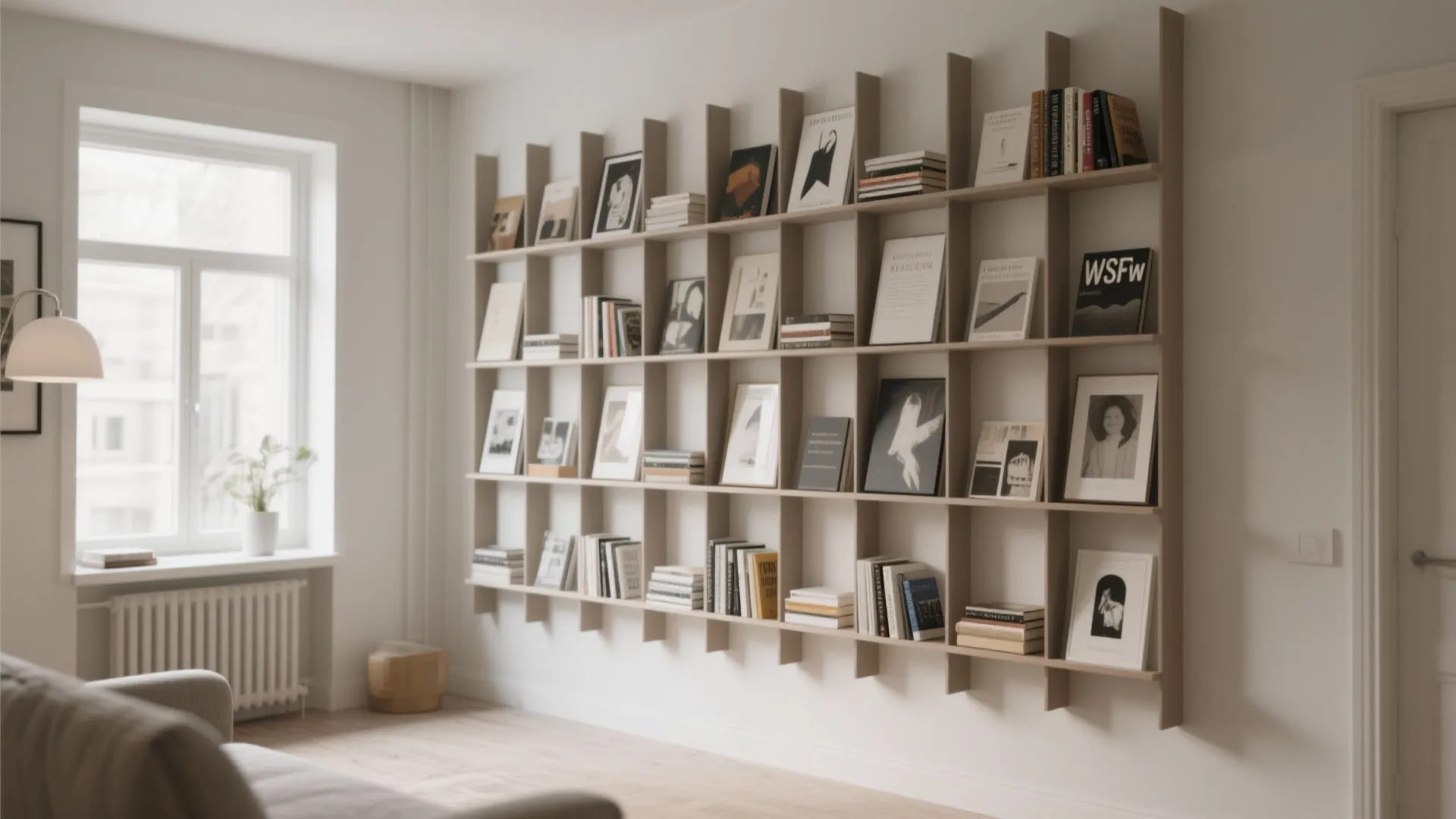 Minimalist Bookshelf Design