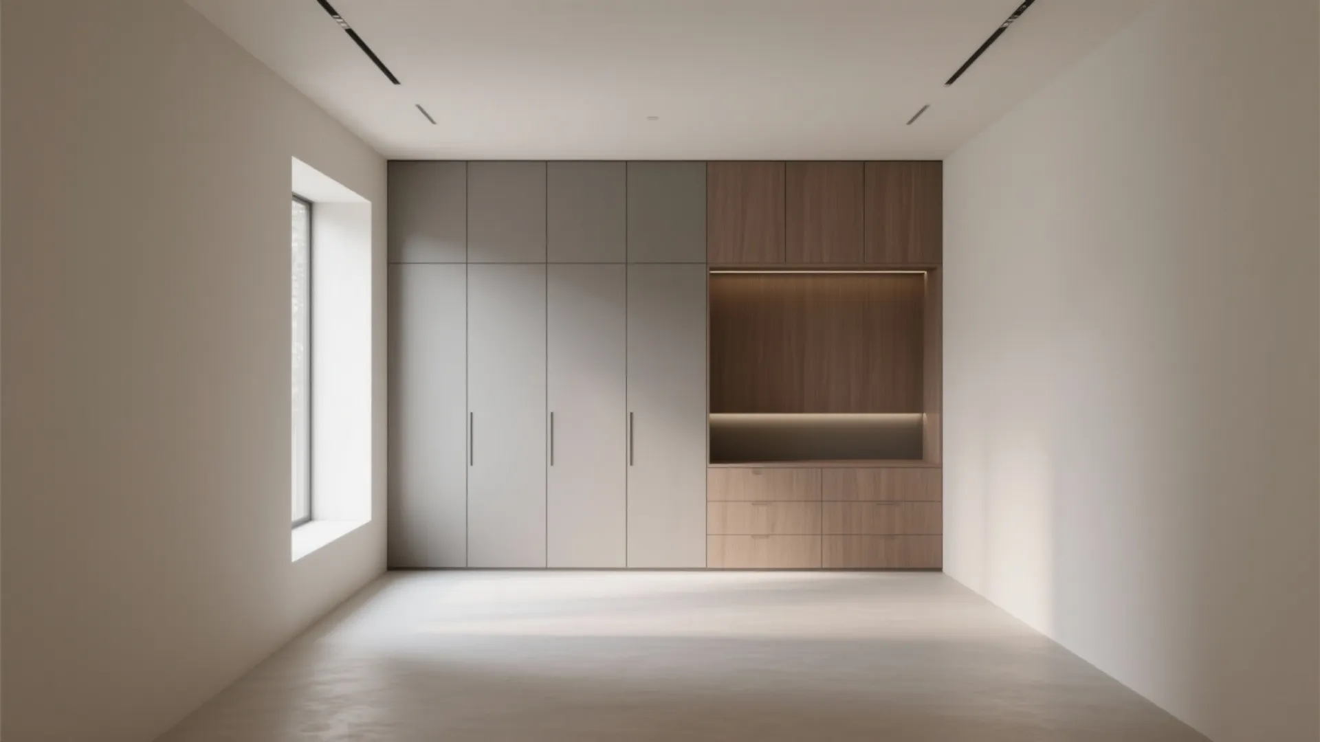 Minimalist Built-In Storage