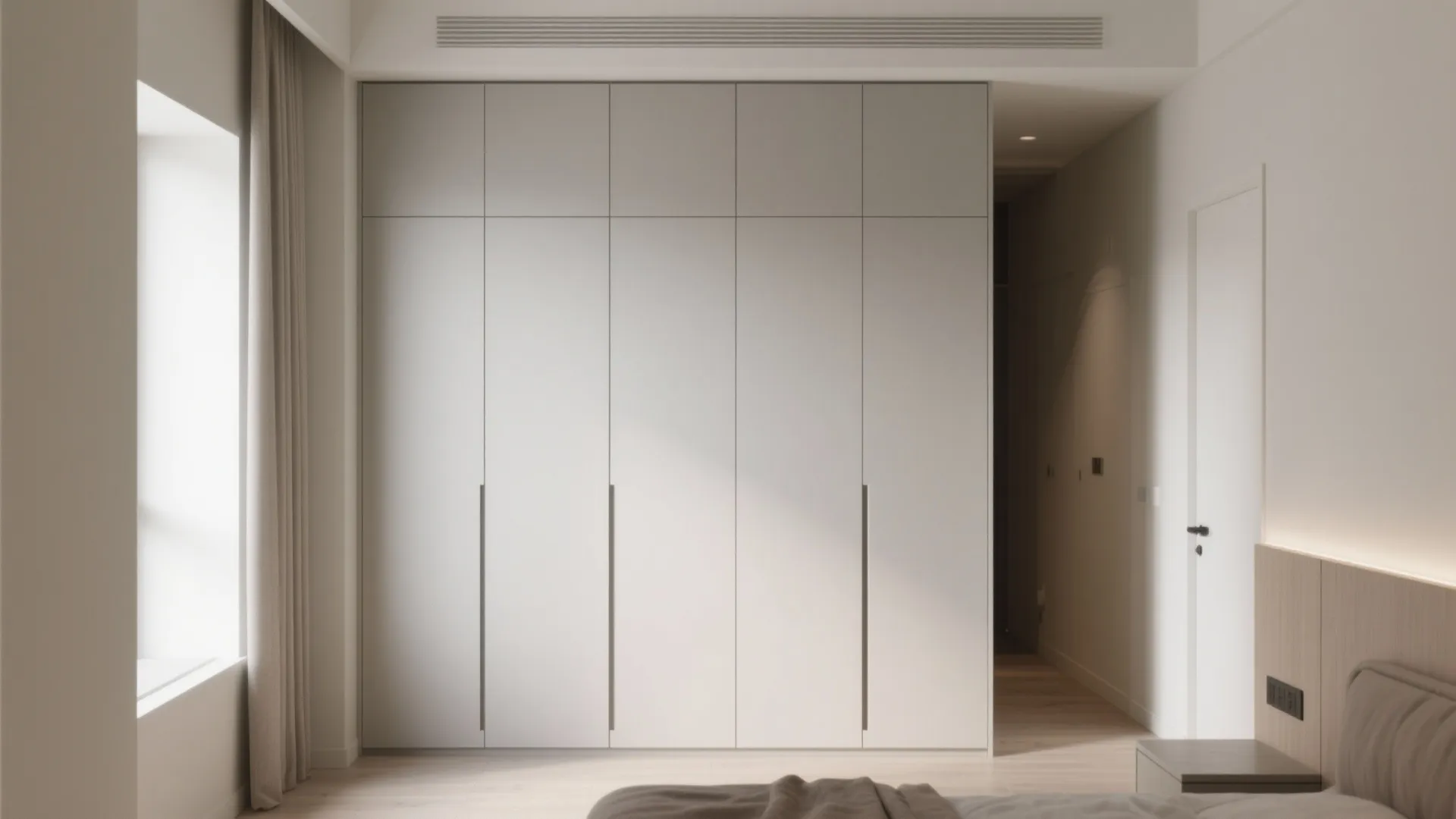 Minimalist Built-in Wall Almirah