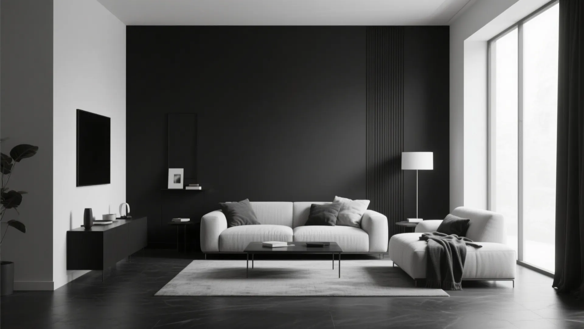 1. Minimalist Black & White Foundation