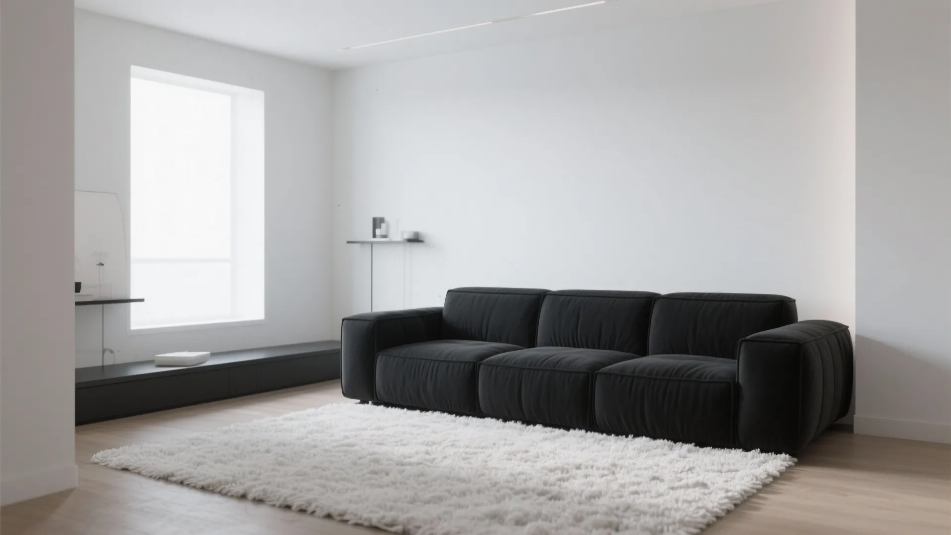 1. Minimalist Furniture with Bold Contrast