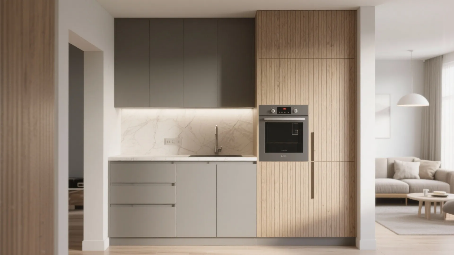 1. Minimalist Cabinet Lines