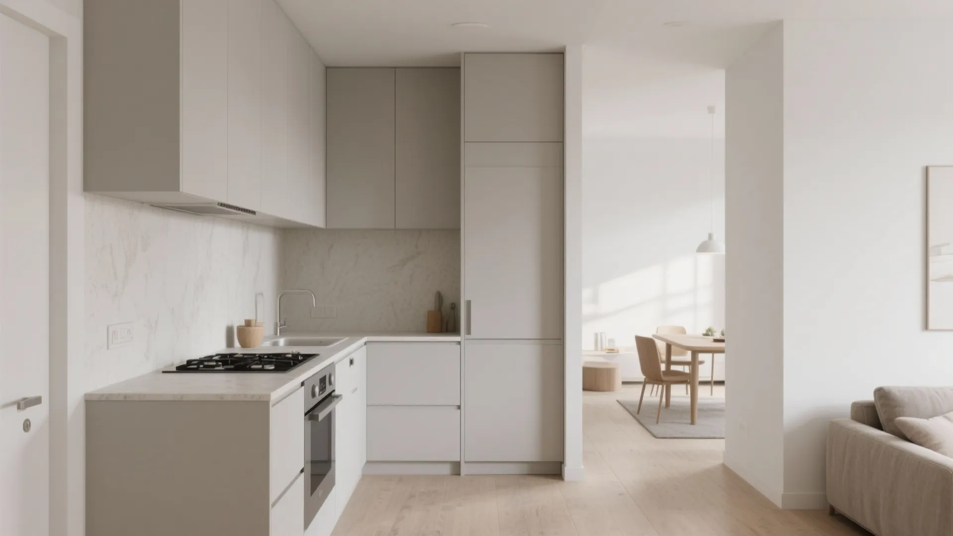 1. Minimalist Cabinets for a Calm Flow