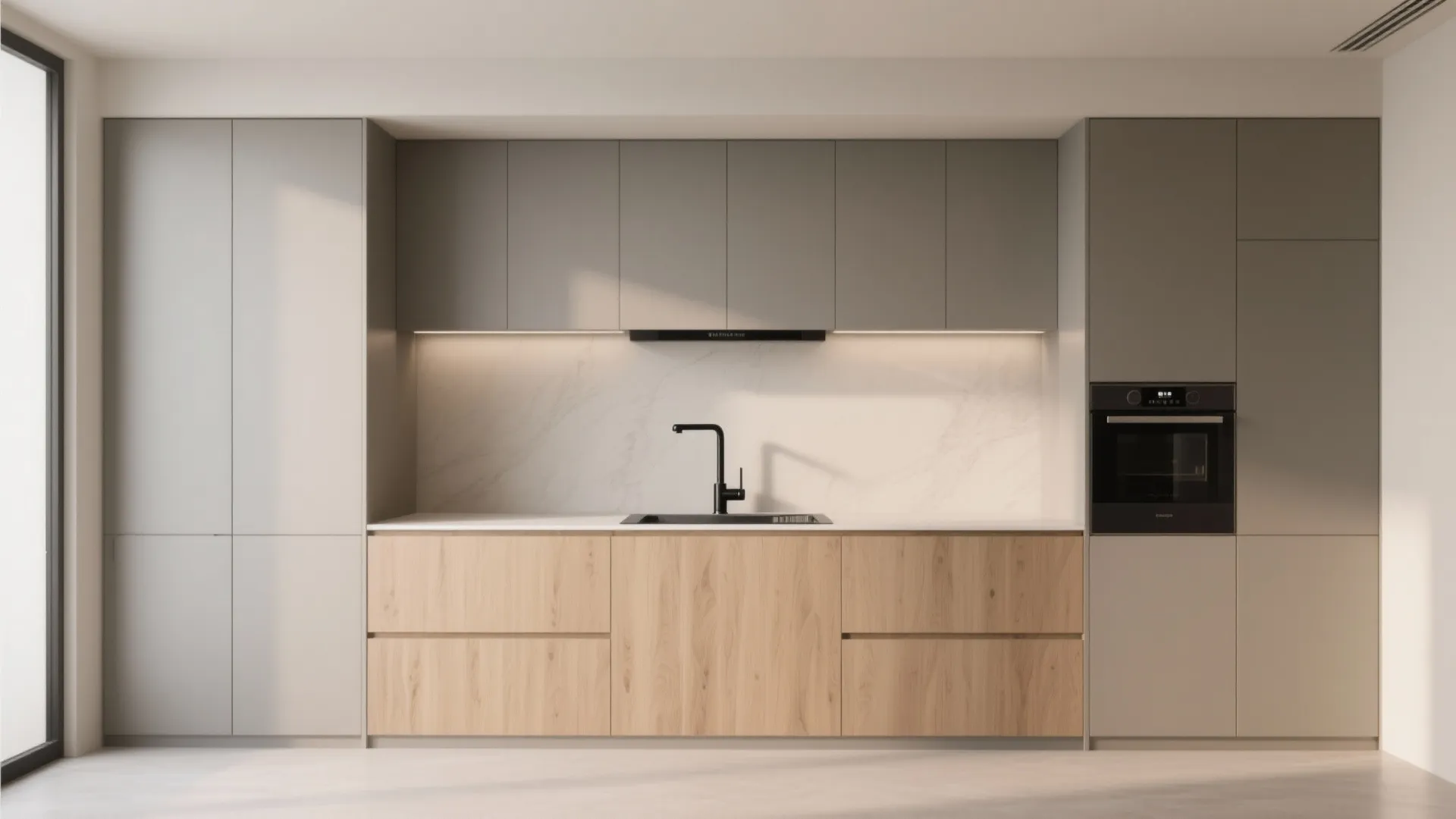 3. Integrate with Minimalist Cabinetry