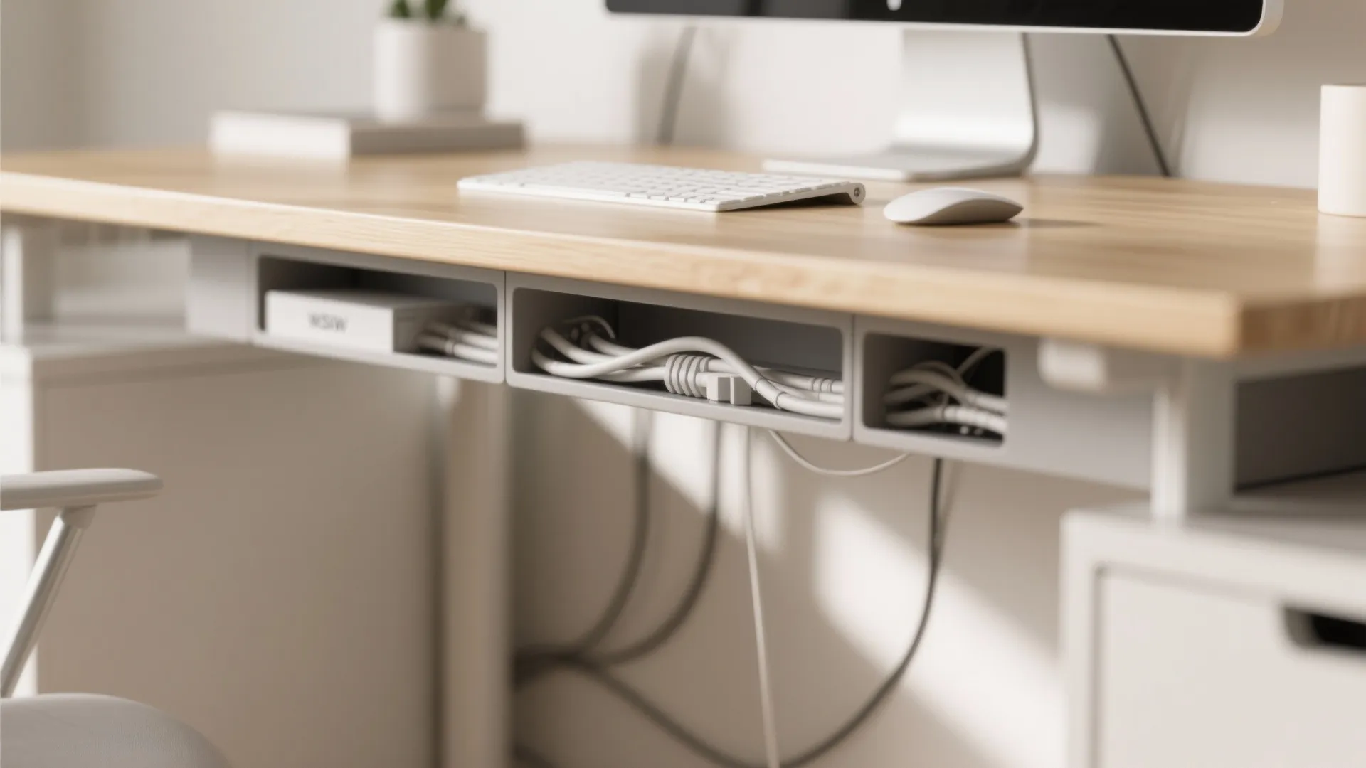 9. Minimalist Cable Management
