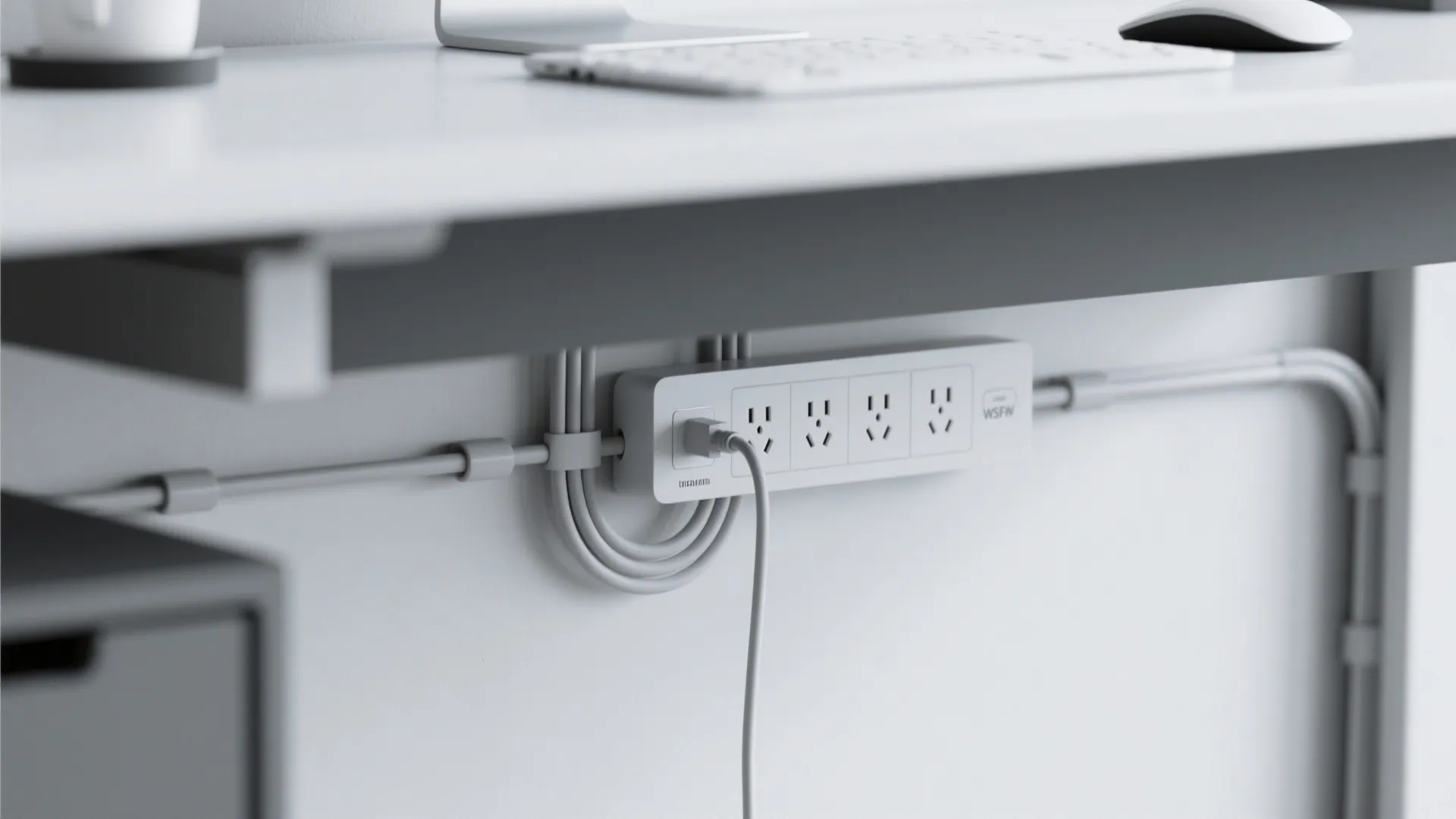 8. Minimalist Cable Management