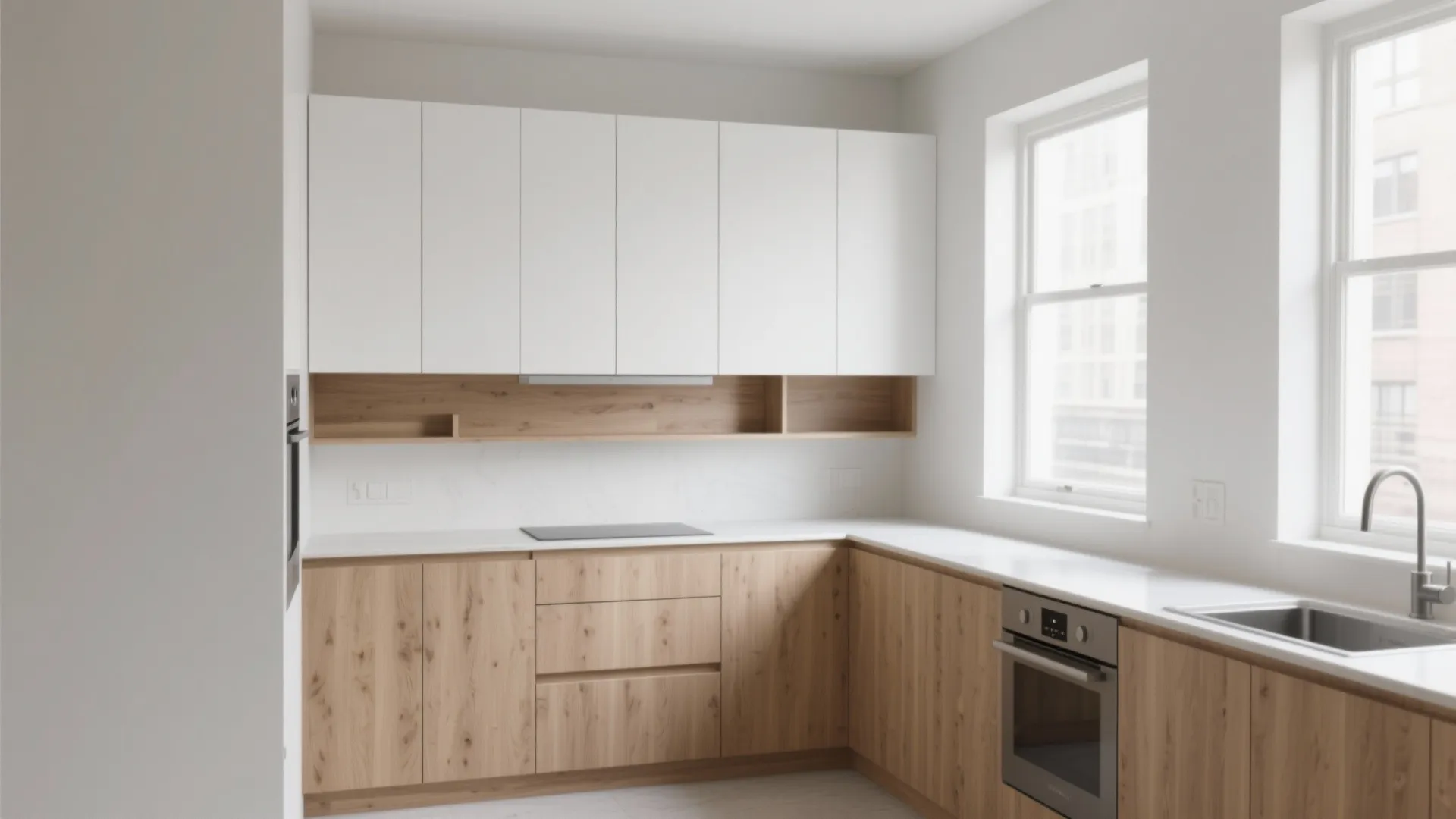 Minimalist Wooden Wall Cabinet Storage