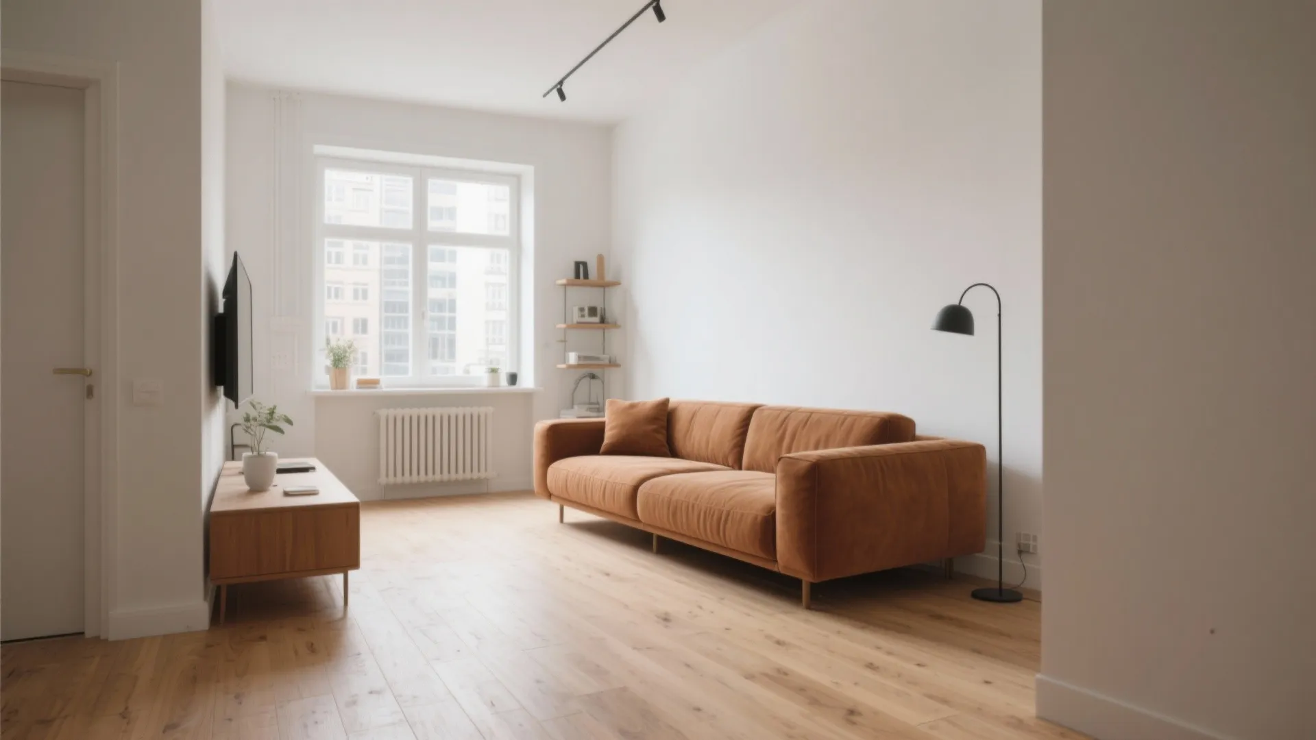 1. Minimalist Caramel Harmony