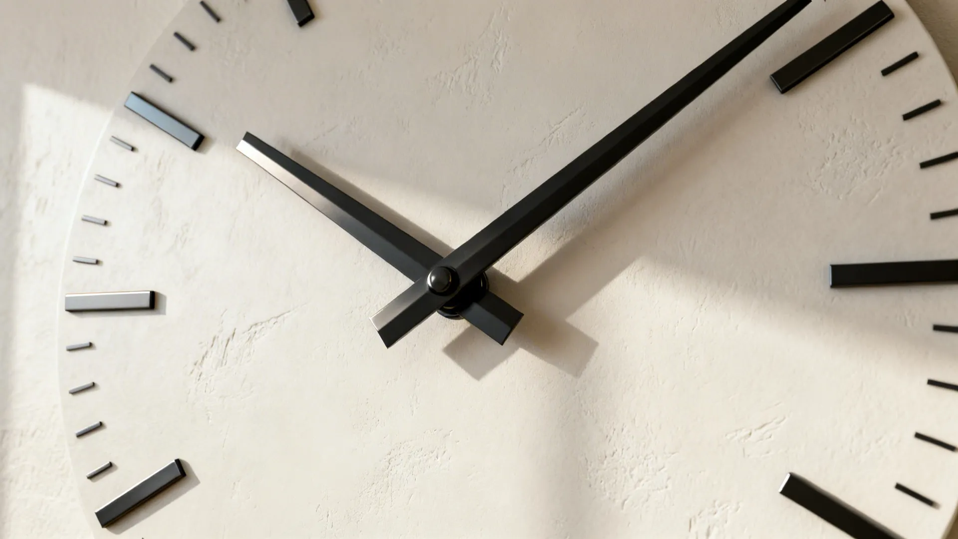 1. Oversized Minimalist Clock