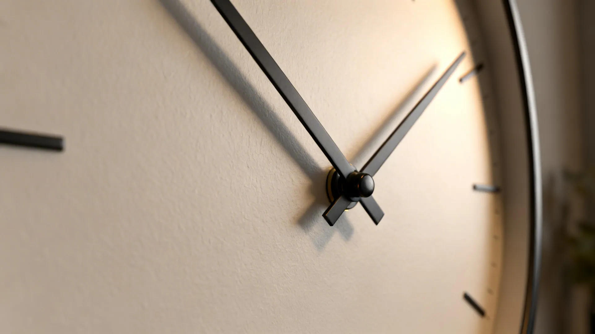 1. Oversized Minimalist Clock