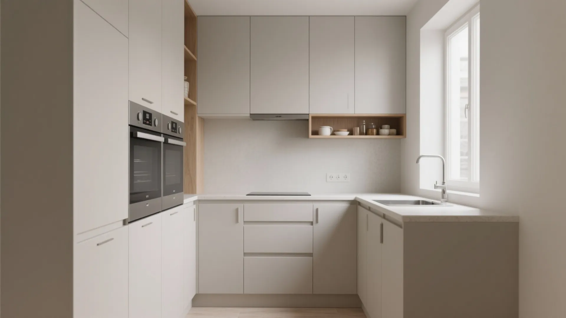 Minimalist Storage With Closed Fronts