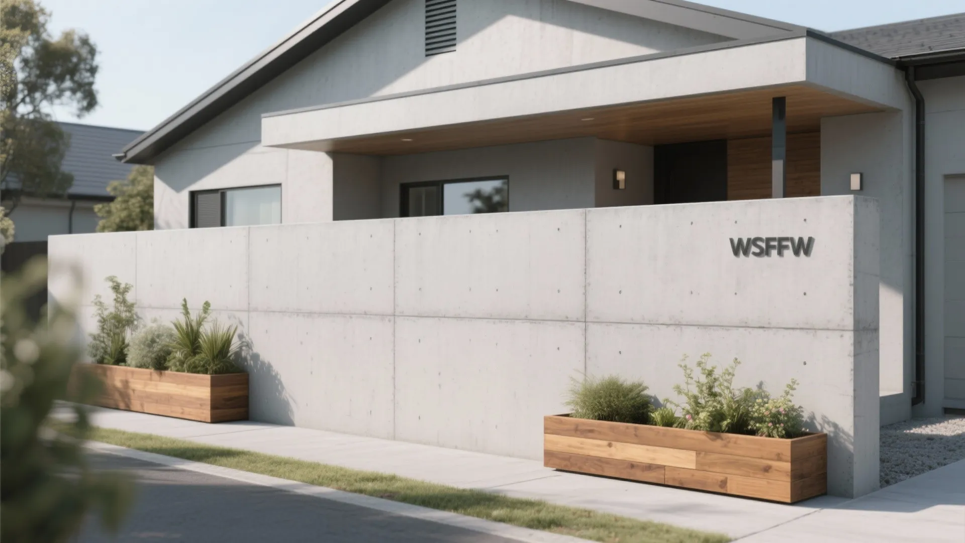 Minimalist Concrete Elegance