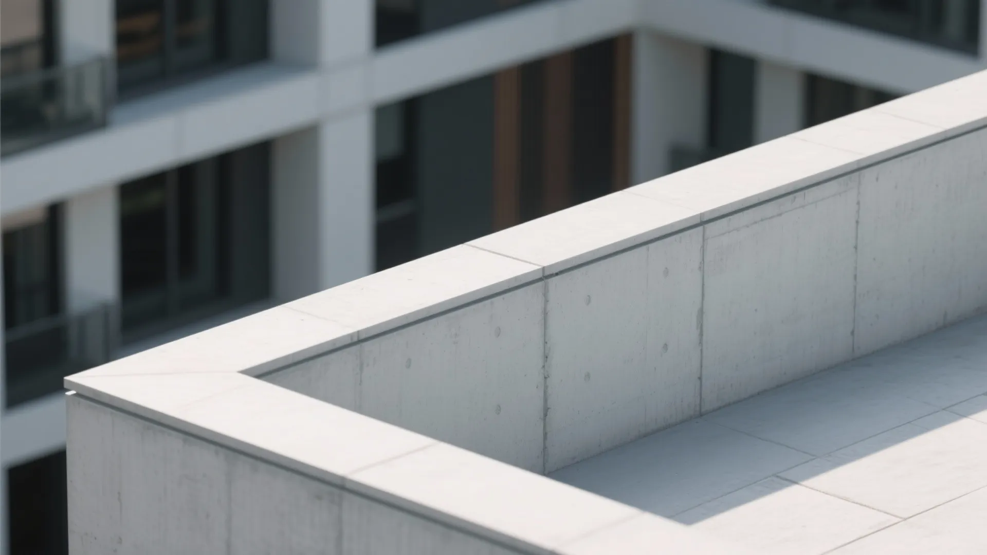 Minimalist Concrete Parapet