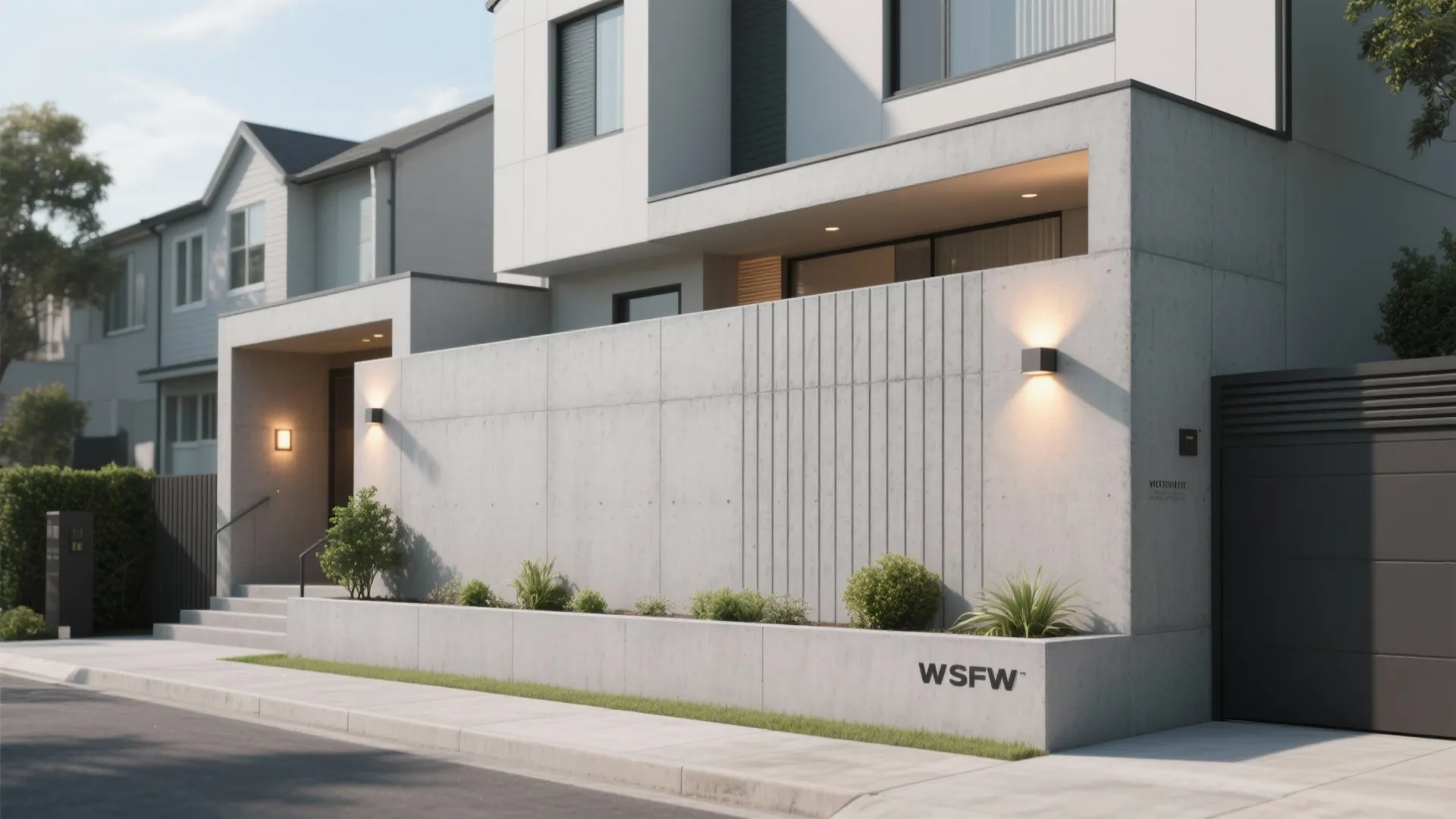 Minimalist concrete elegance