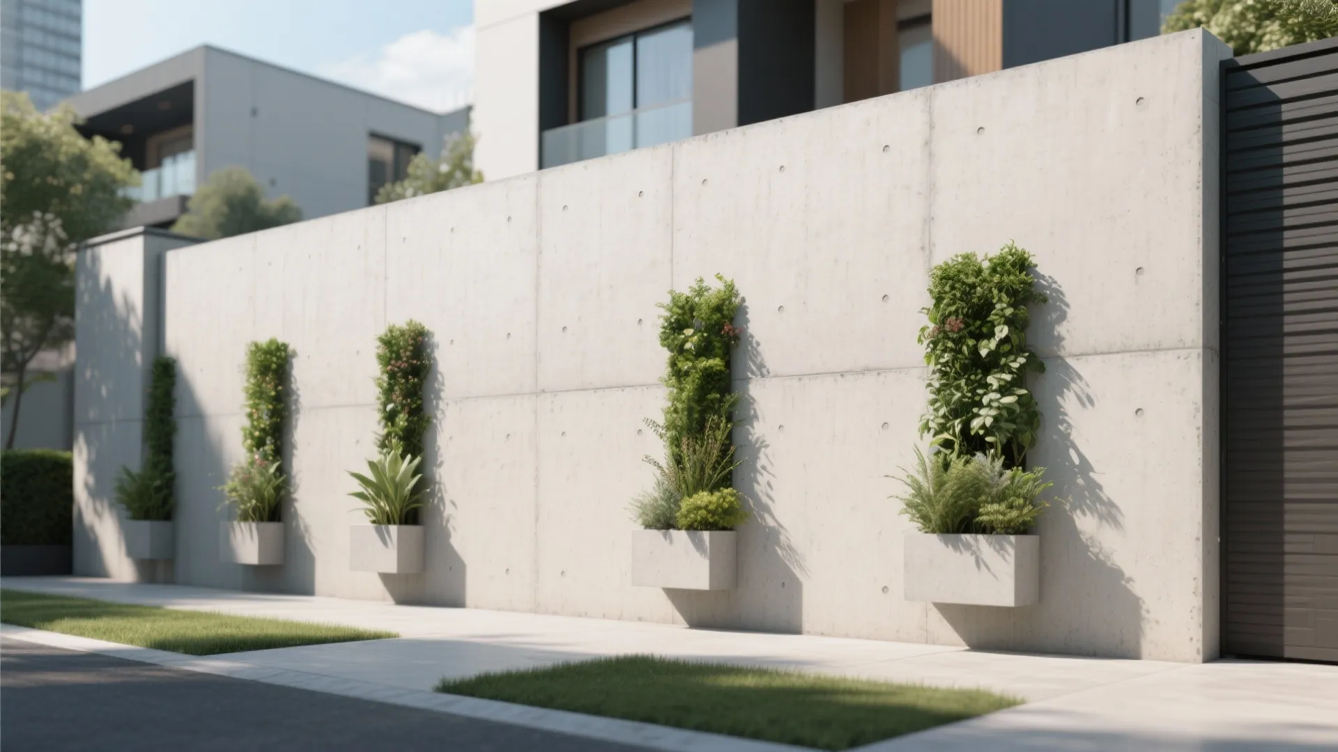 Minimalist Concrete with Textured Finish