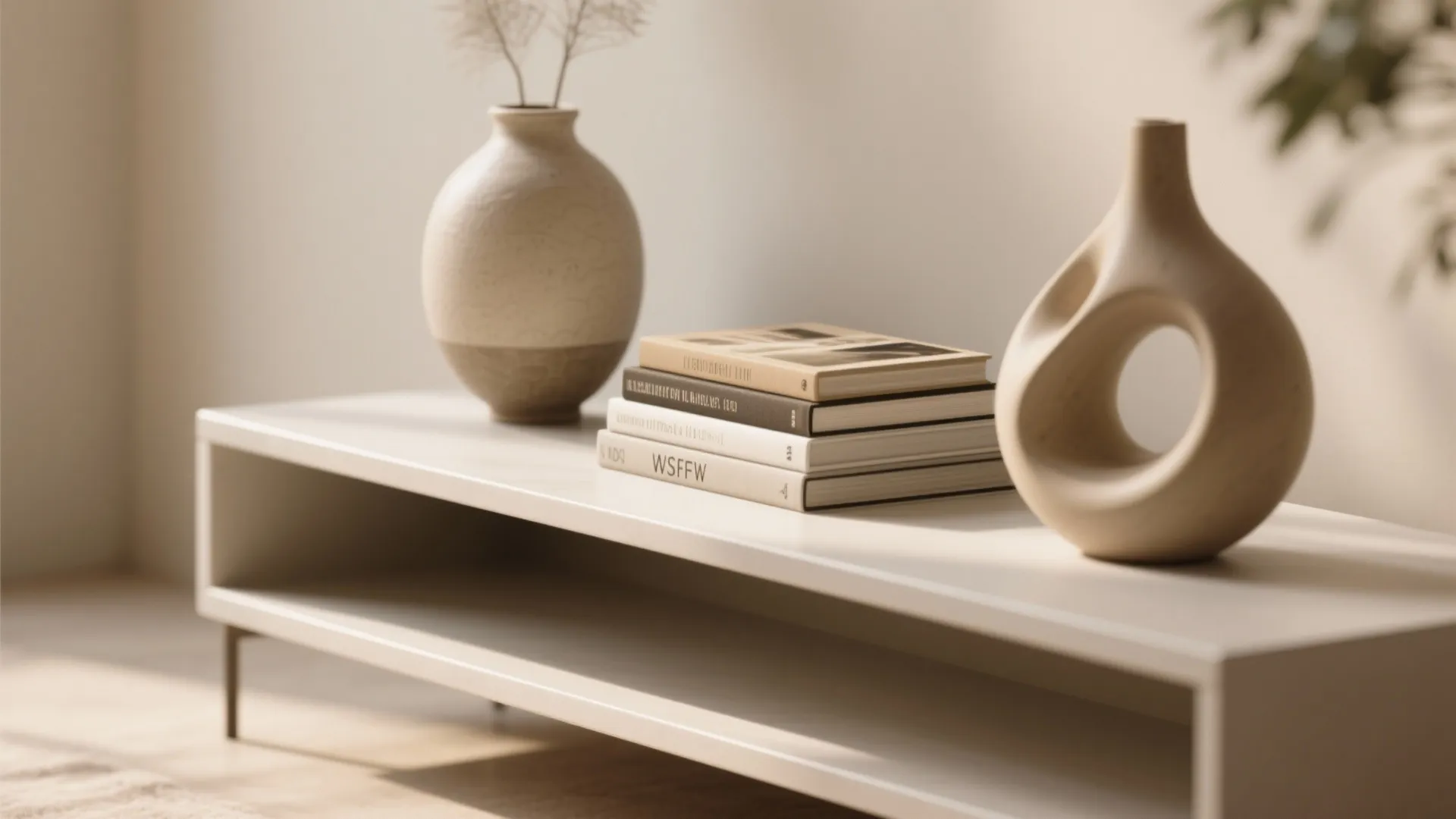 1. Minimalist Vignette Styling