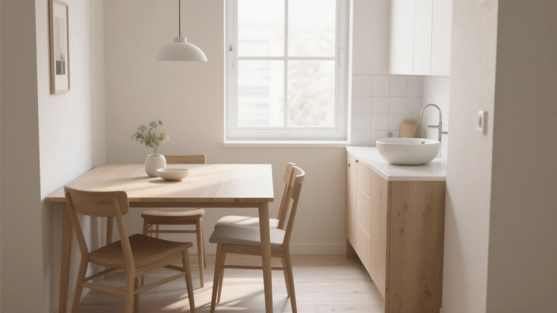 Minimalist Corner Basin Design