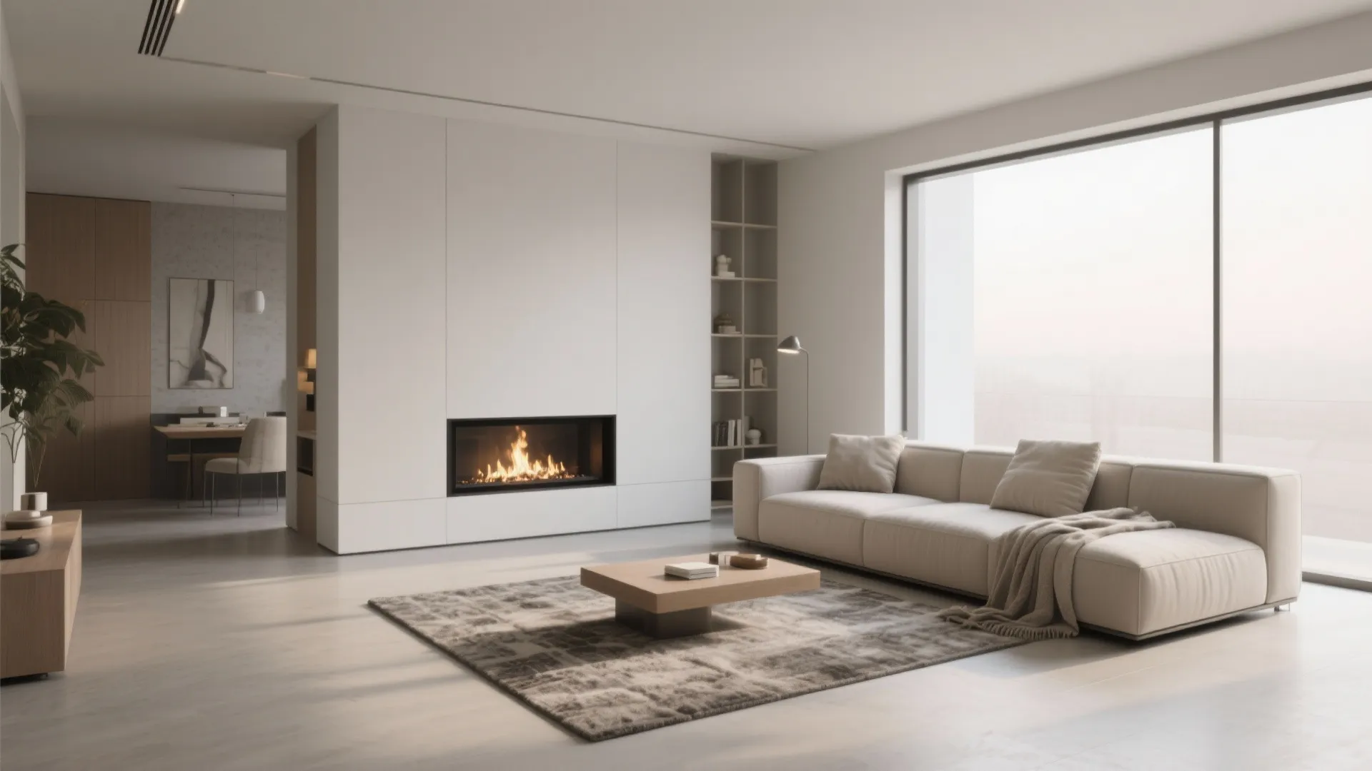 1. Minimalist Seating Layout