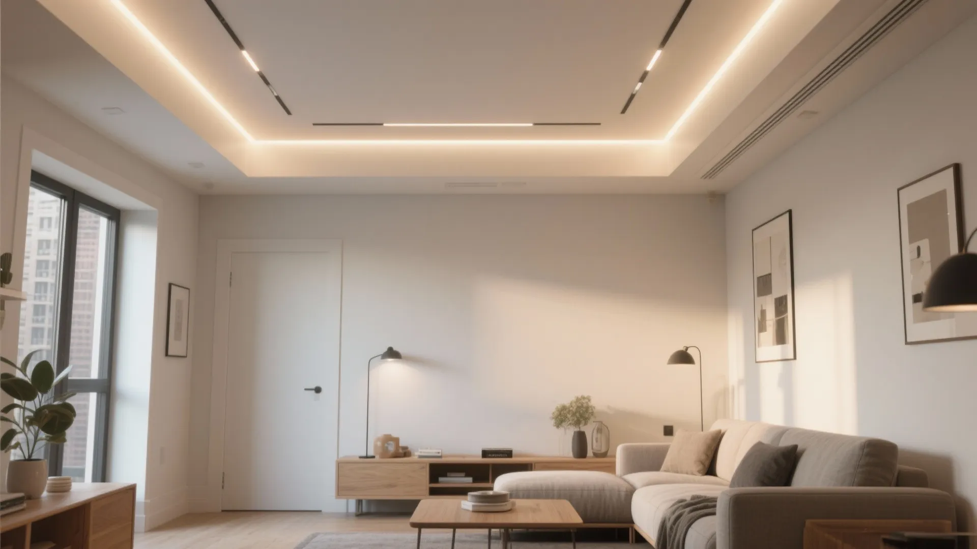 Minimalist POP Cove Lighting