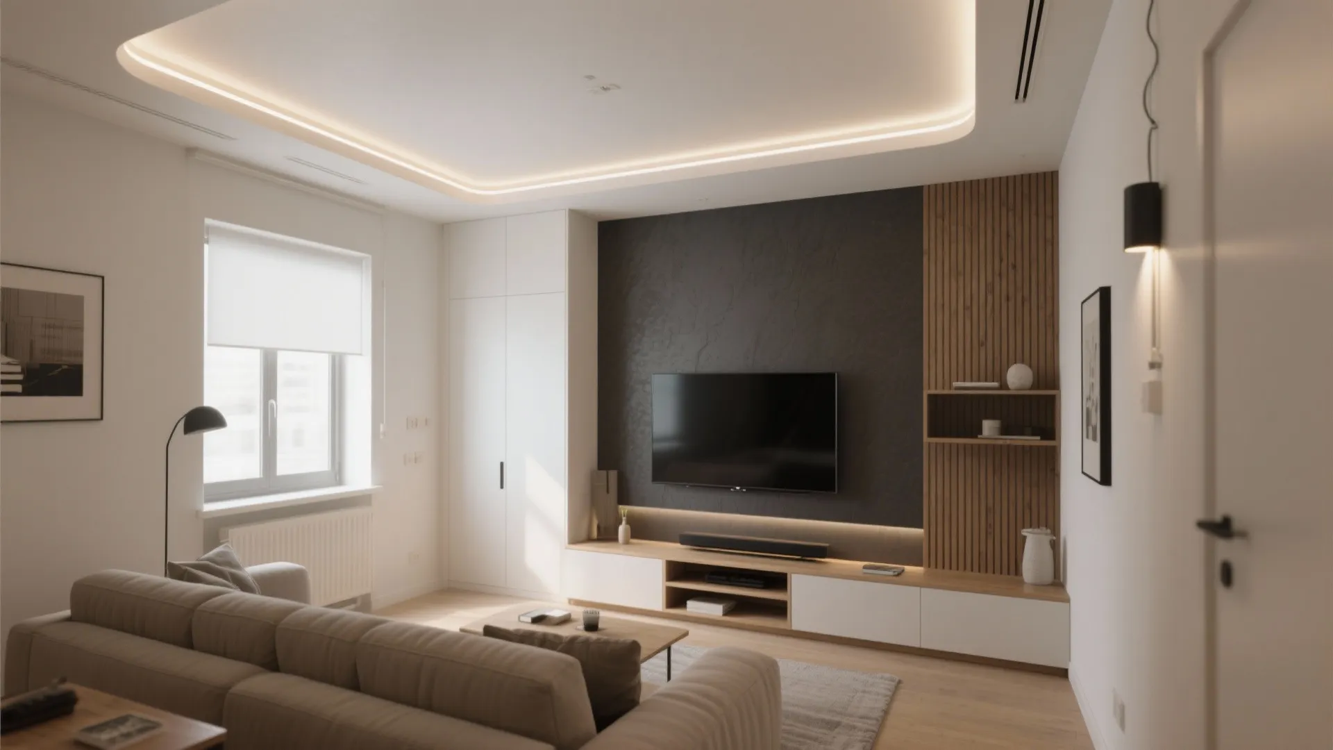 Minimalist Cove Ceiling That Sets the Mood