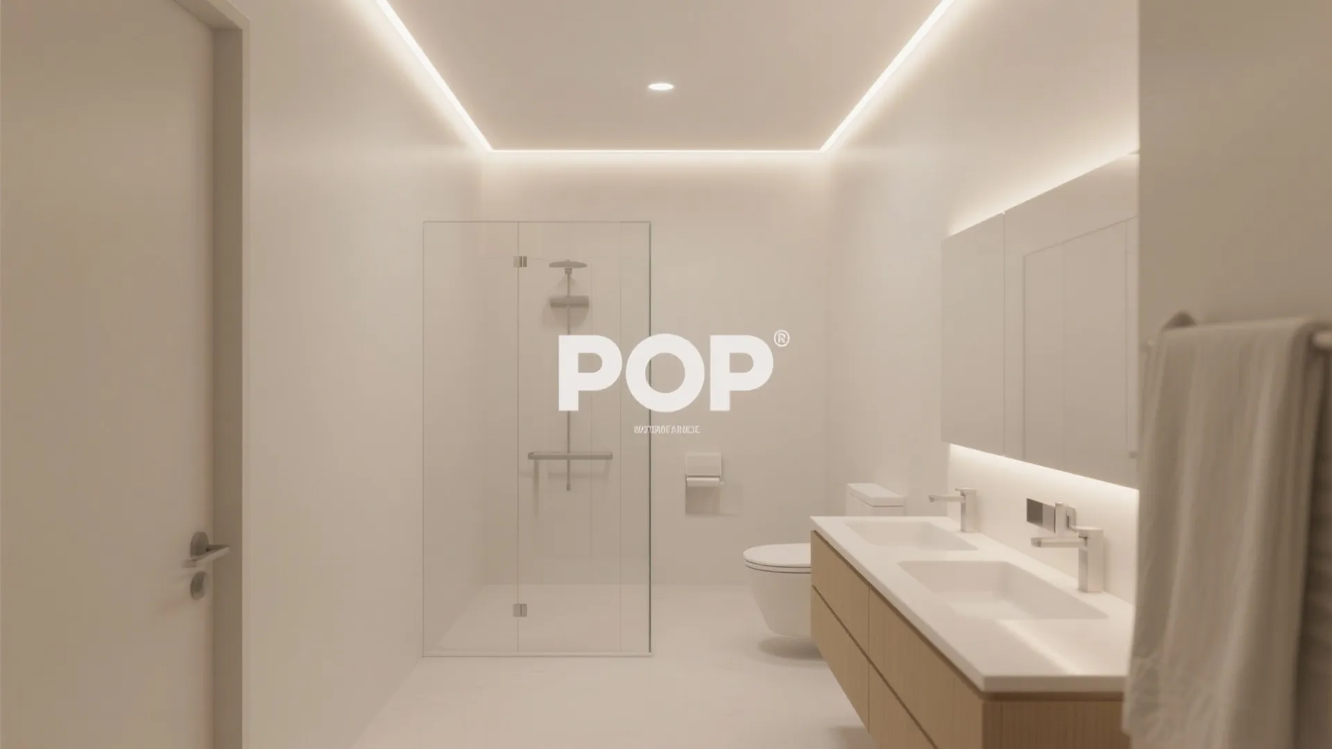 Minimalist Cove Lighting Pop Ceiling