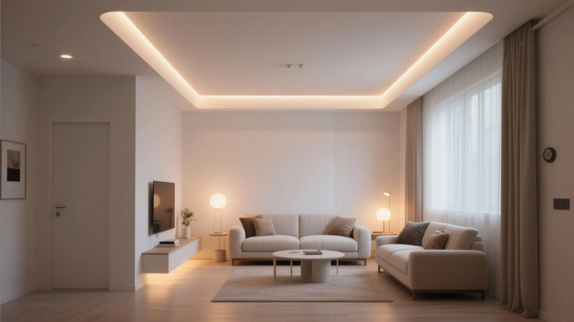 Minimalist Cove Lighting Ceiling