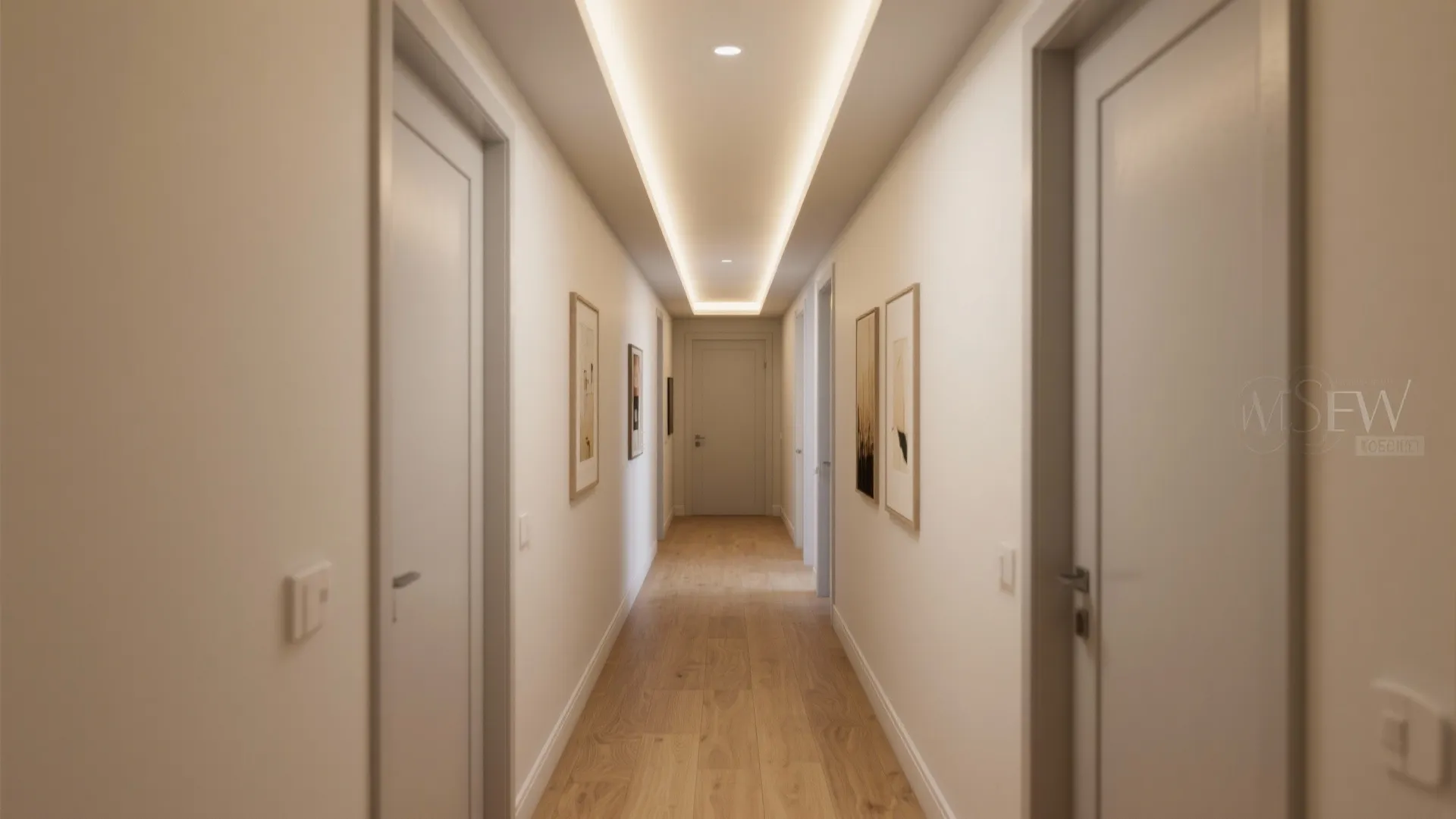 Minimalist Lines and Hidden Lighting