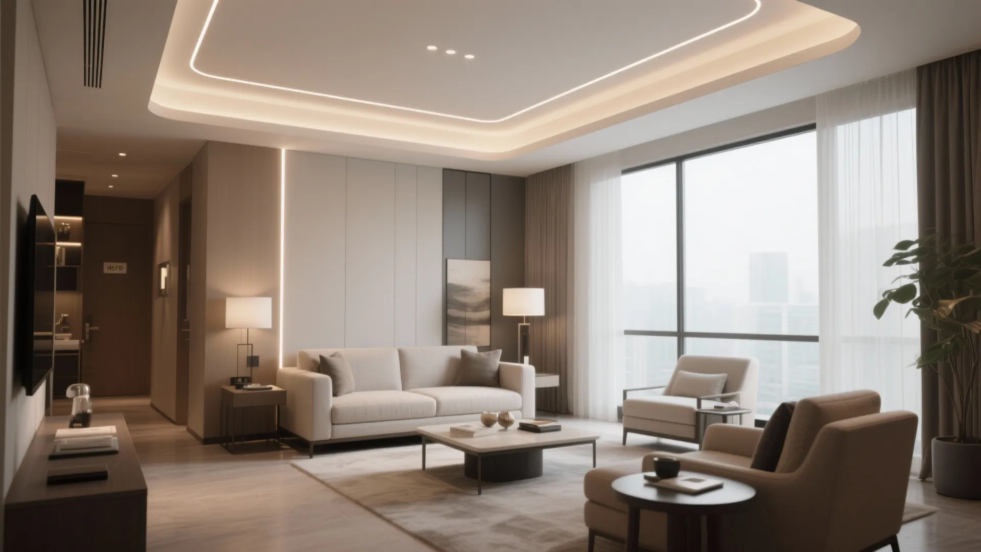 Minimalist Cove Lighting Design