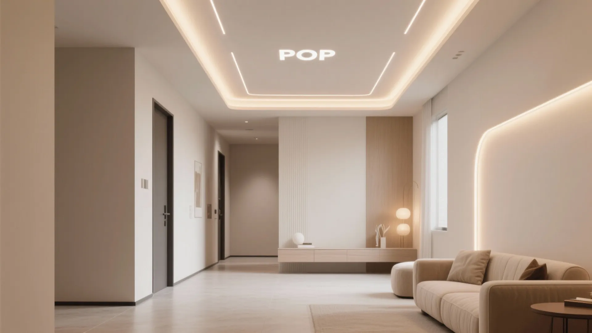 Minimalist Cove Lighting POP