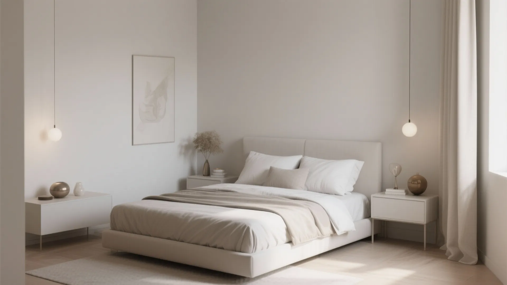 9. Minimalist approach to décor