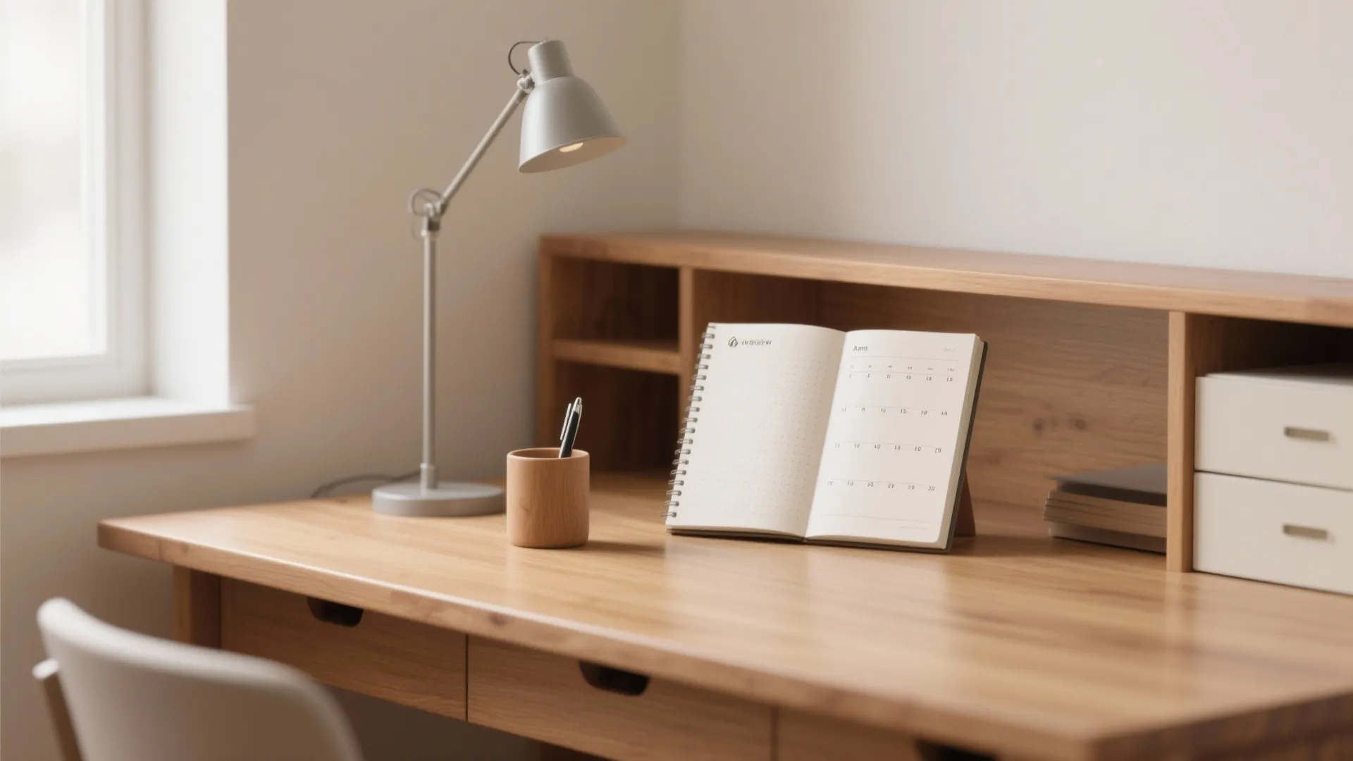 Minimalist Spread, Clear Desk: A Calm Start