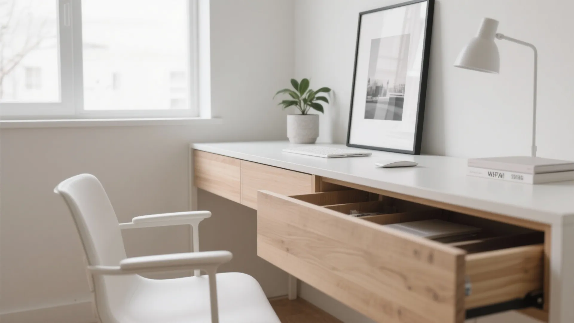 Minimalist Desk Layout