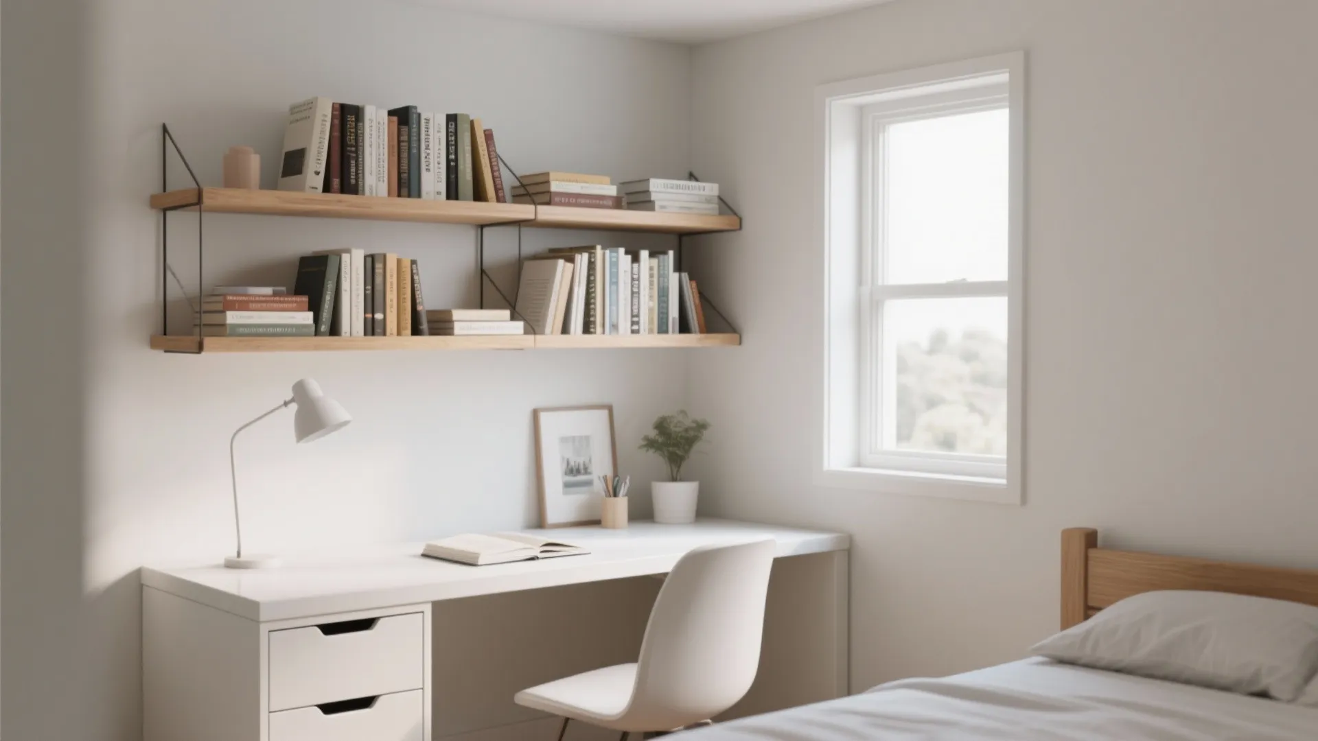 Minimalist Desk Setup for Focus