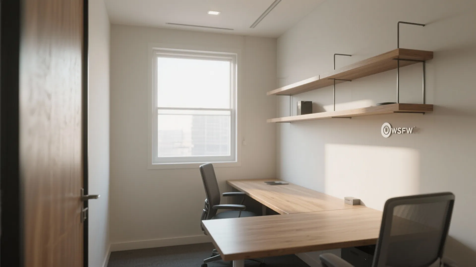 Minimalist Desk & Storage Combo