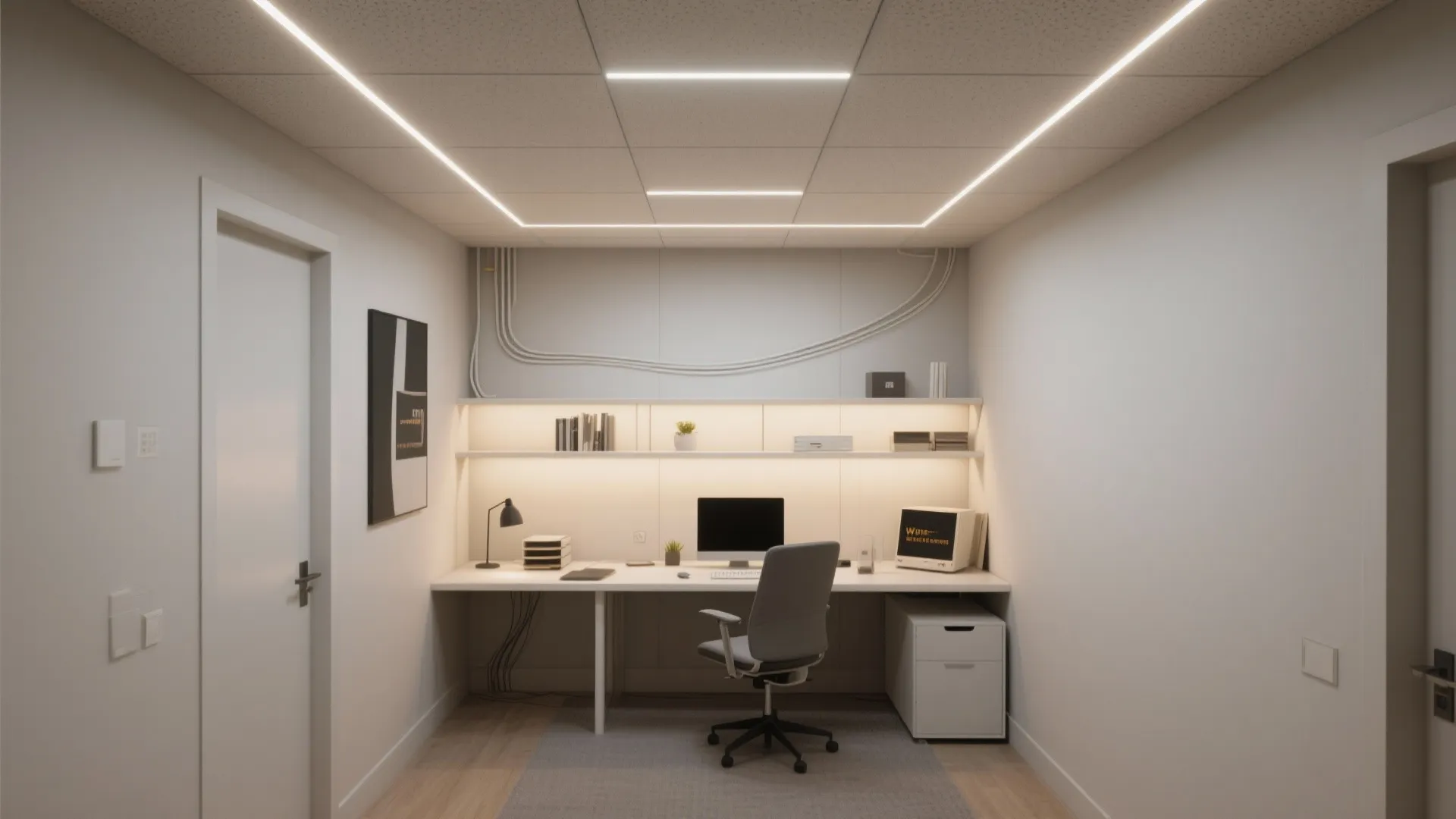 Minimalist Drop Ceiling