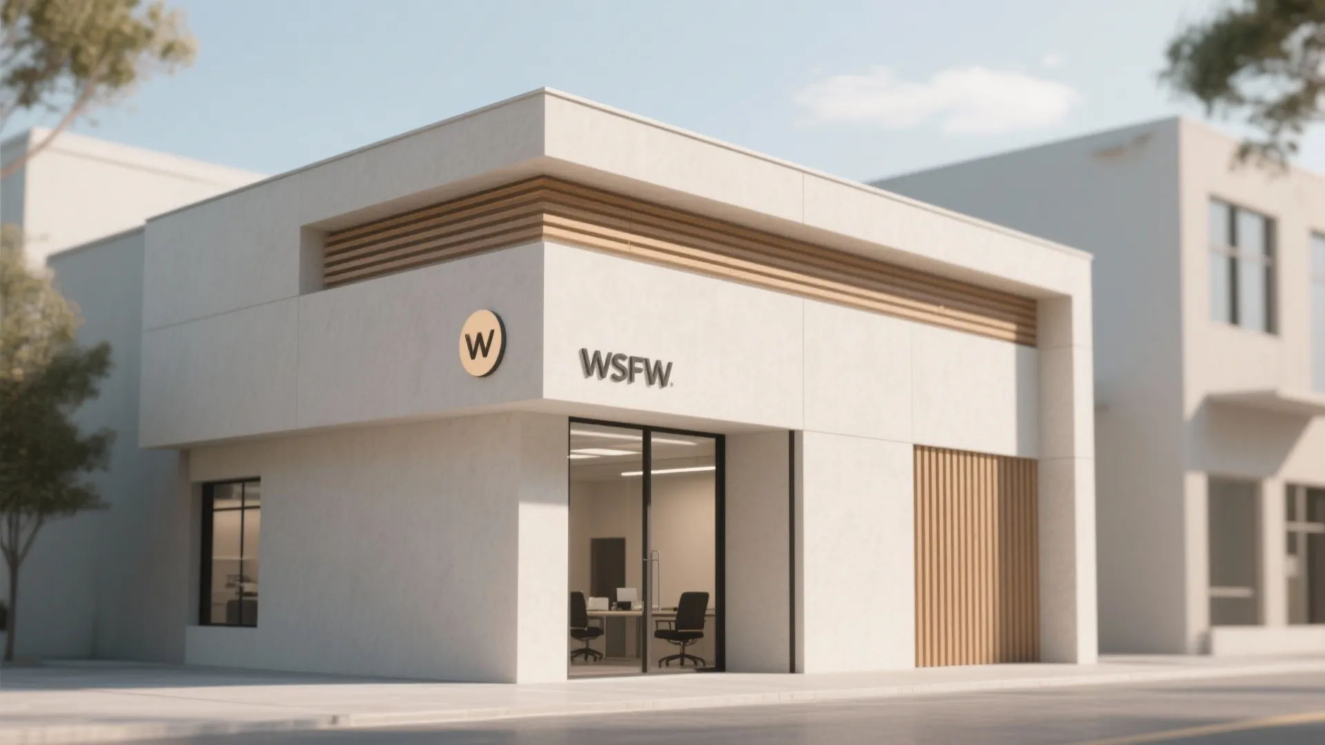 Minimalist Facade with Clean Lines