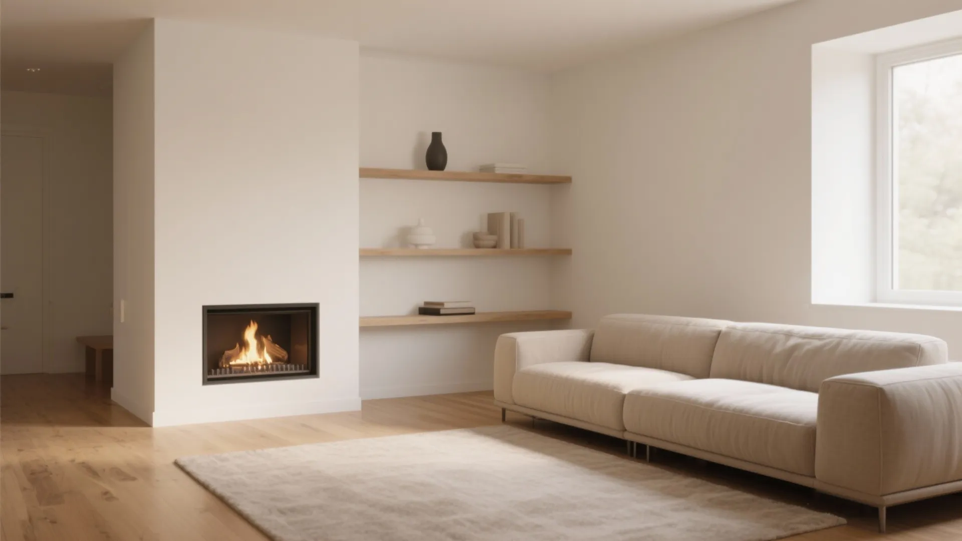 1. Minimalist Furniture Arrangement