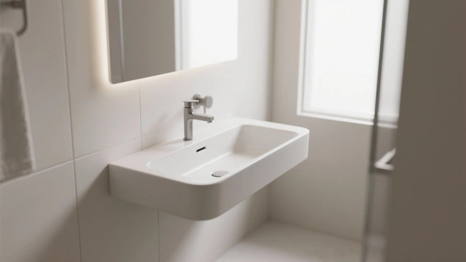Minimalist floating basins
