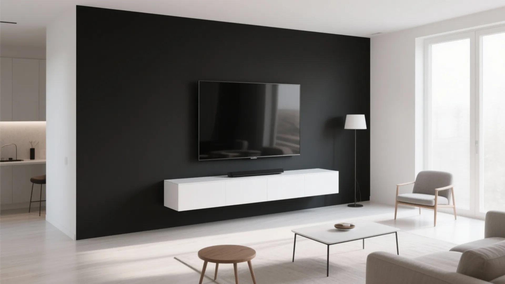 Minimalist Floating Console