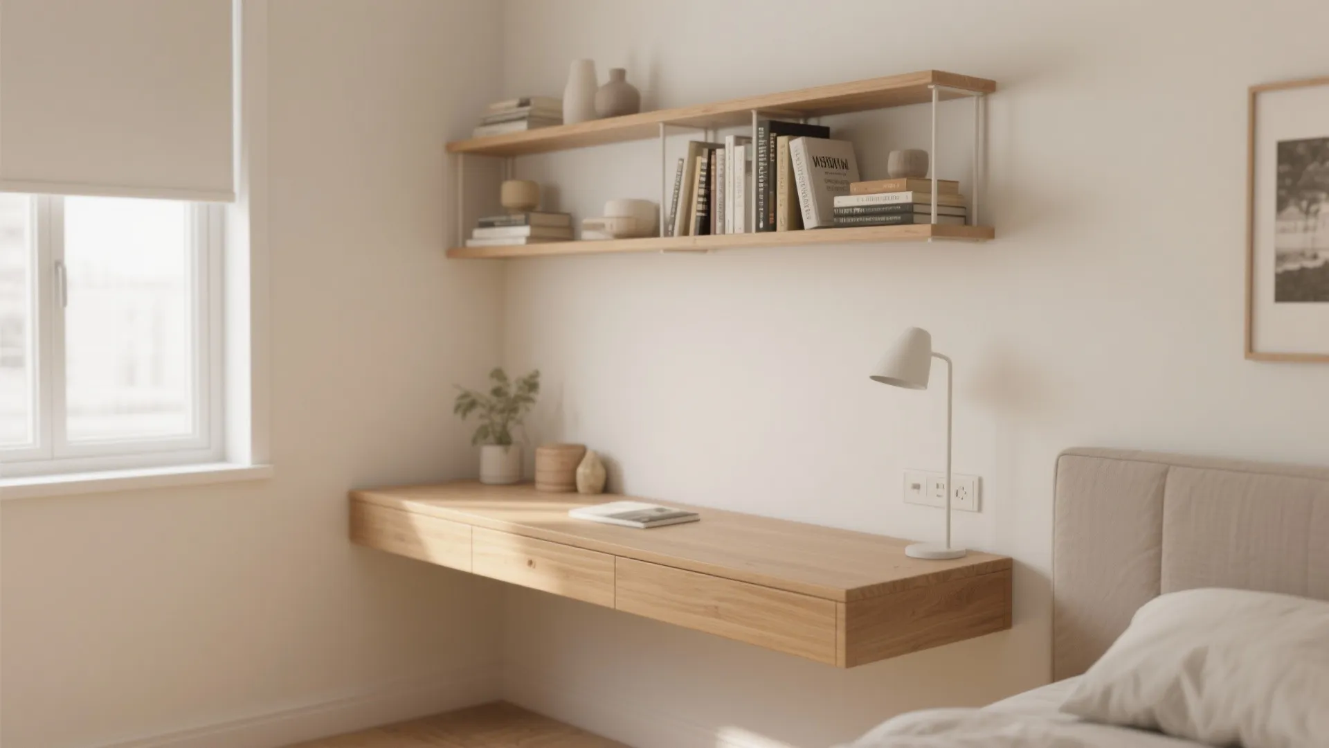 Minimalist Floating Desk