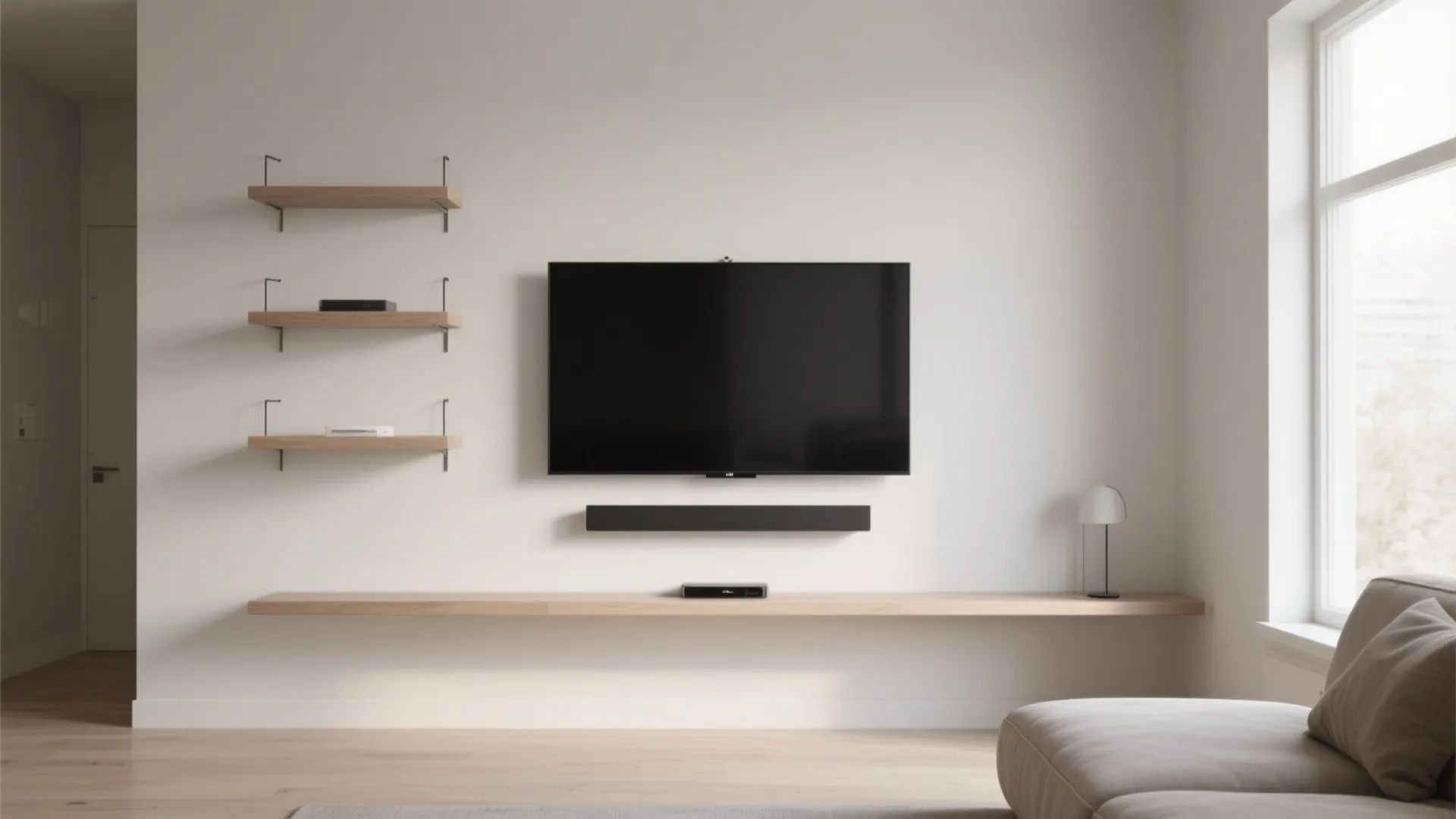 Minimalist Floating Shelves